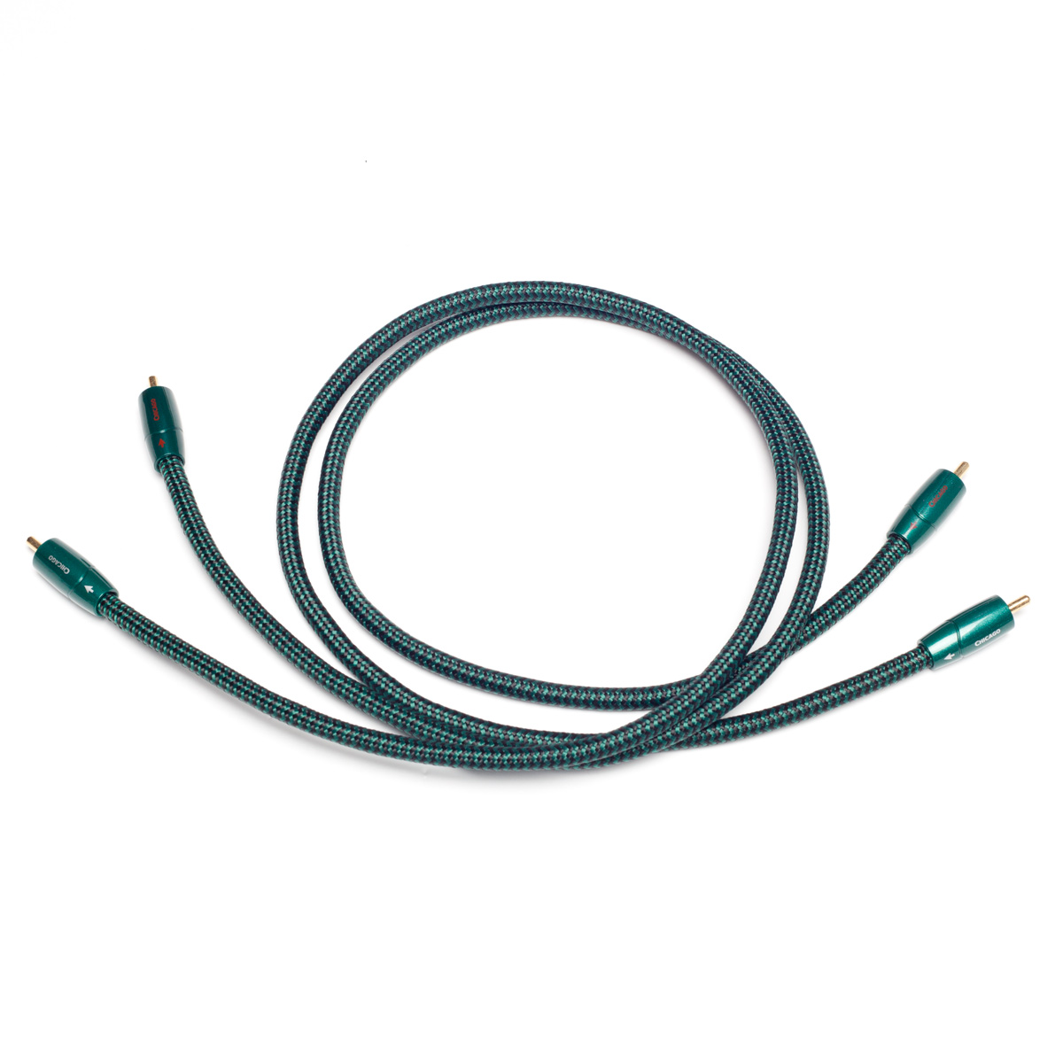 AudioQuest Chicago Interconnect Cable - 1.0 Meter - RCA to RCA - Pair