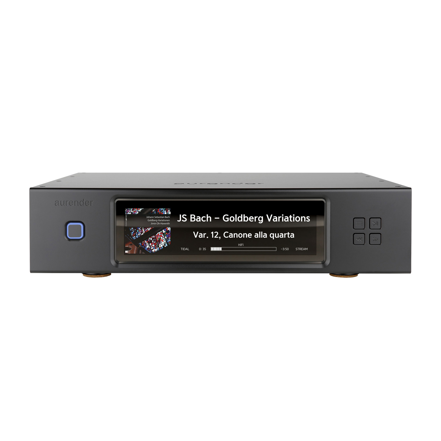 Front of Aurender N20 Caching Music Server Streamer