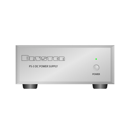 Side of Bryston PS-3 DC Regulated Power Supply For Phono Stages - Silver