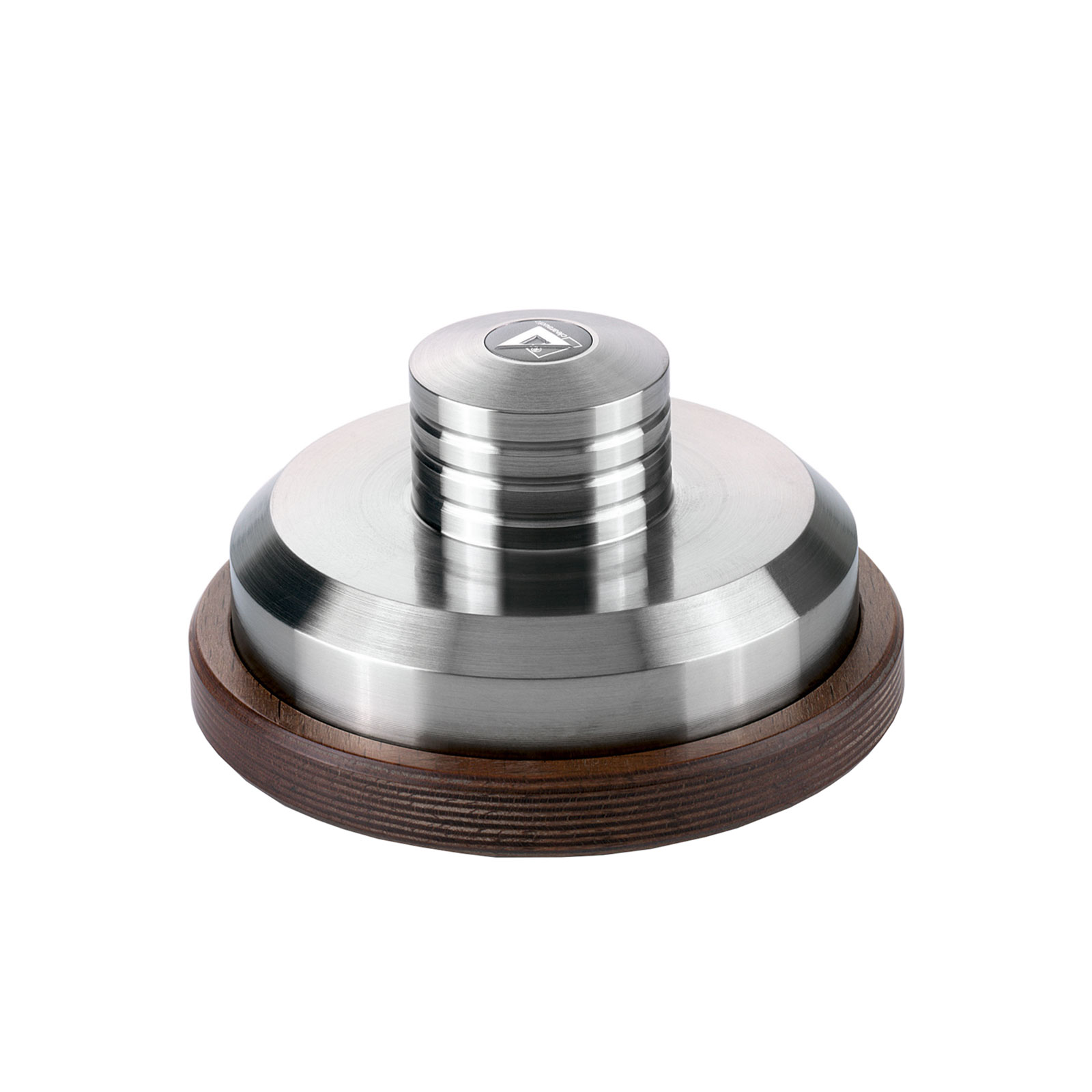 Side of Clearaudio Statement Clamp Natural Finish