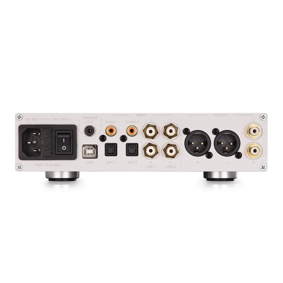 Back of NuPrime DAC-10H DAC and Headphone Amplifier