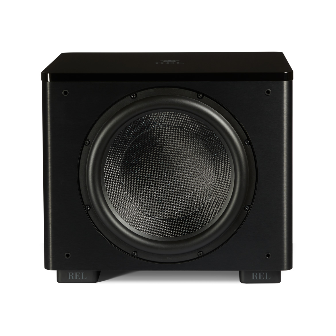 Front of REL Acoustics HT/1510 Predator II Subwoofer