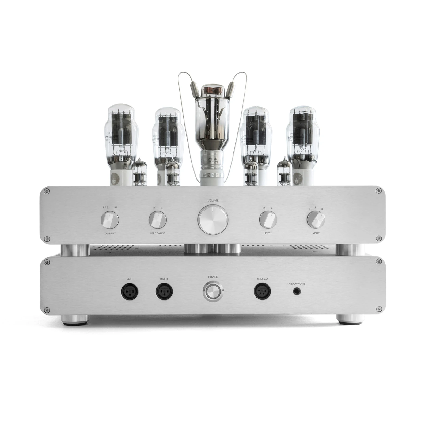 Front of Woo Audio WA33 Headphone Amplifier and Preamplifier