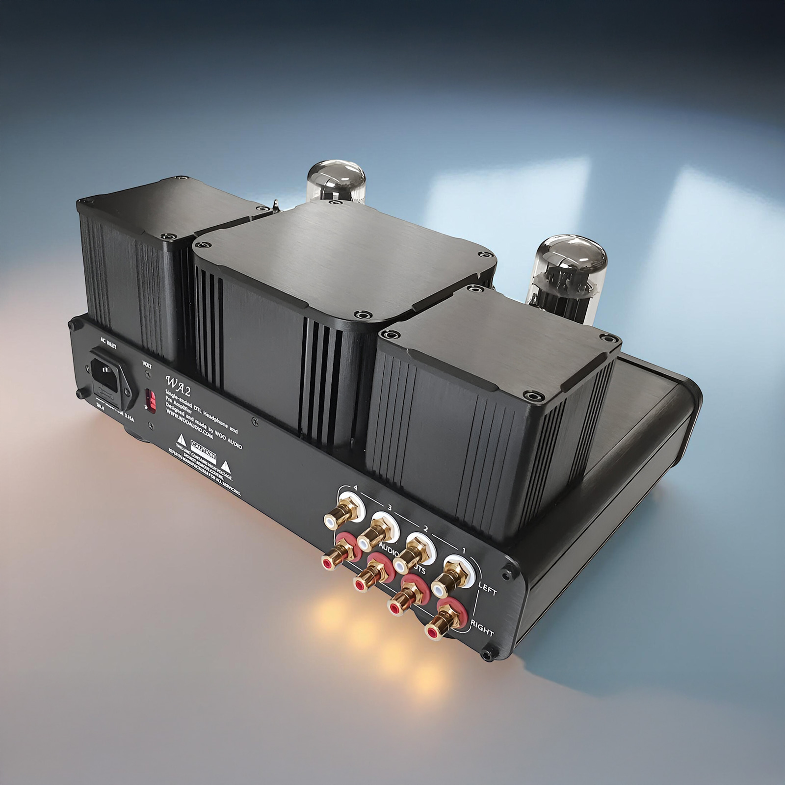 Woo Audio WA2 Single-Ended OTL Headphone Amplifier - Silver