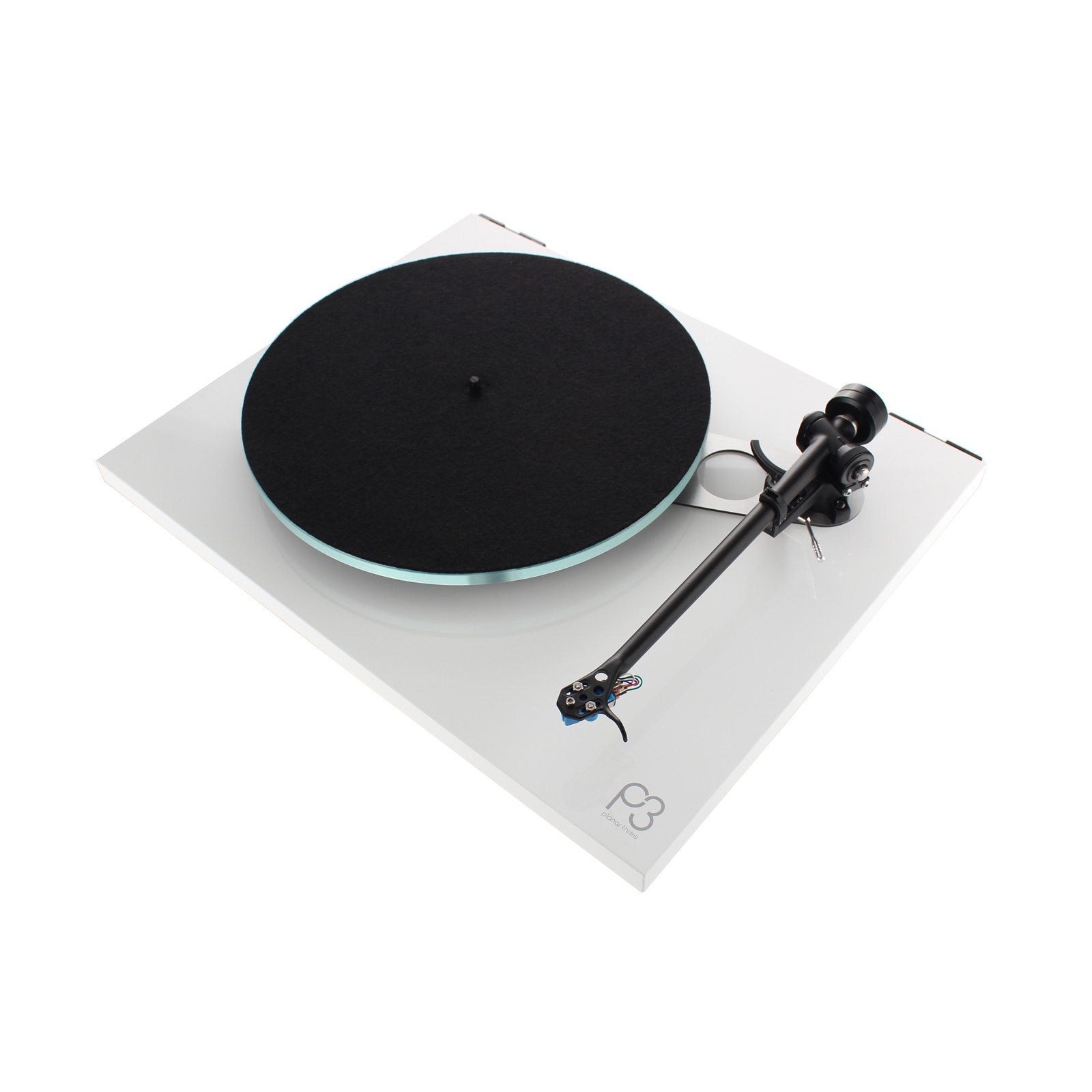 Side of Rega Planar 3 Turntable