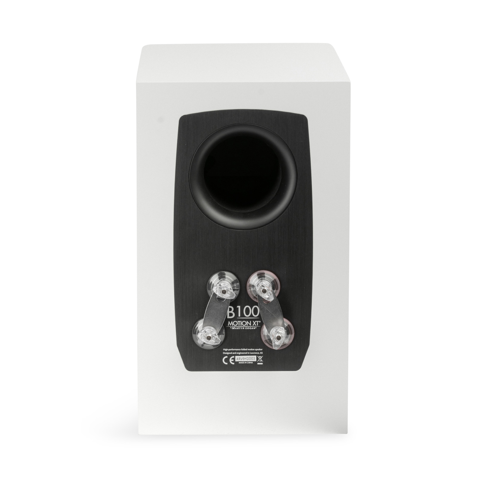 Back of MartinLogan Motion XT B100 Bookshelf Speaker