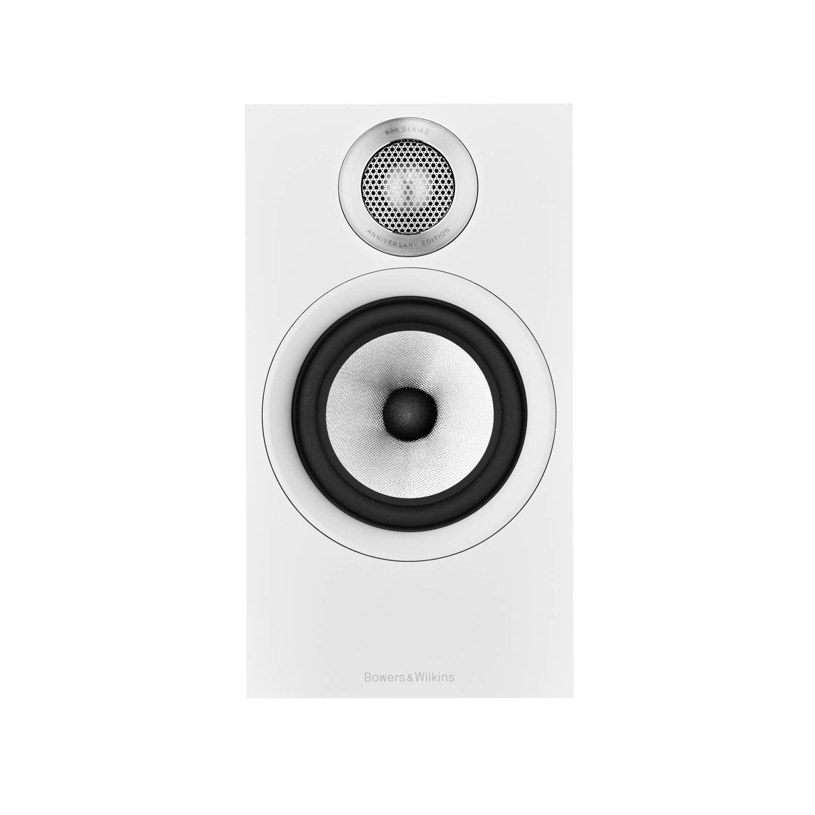 Front of Bowers & Wilkins 607 S2 Bookshelf Speakers