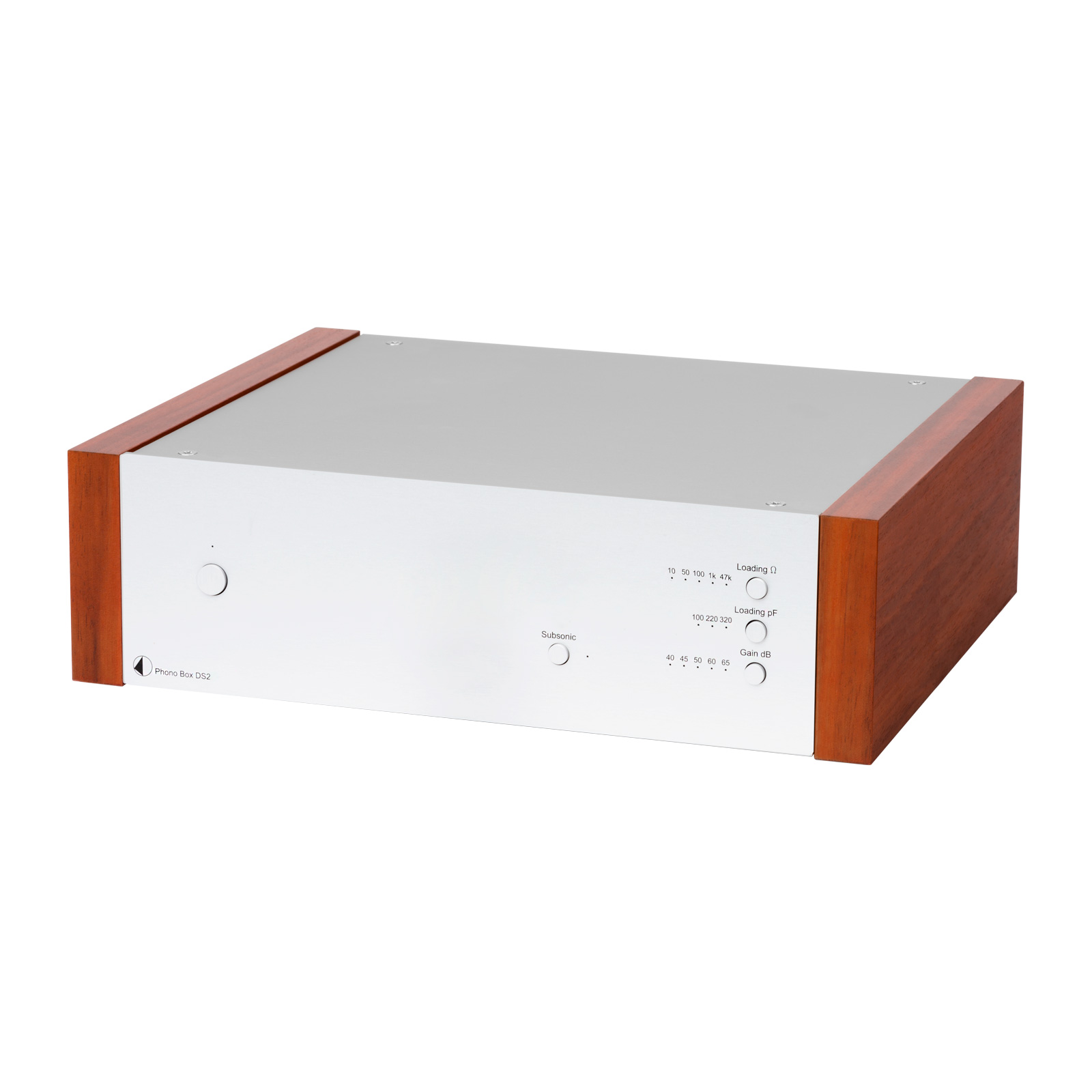 Side of Pro-Ject Phono Box DS2 Phono Preamplifier