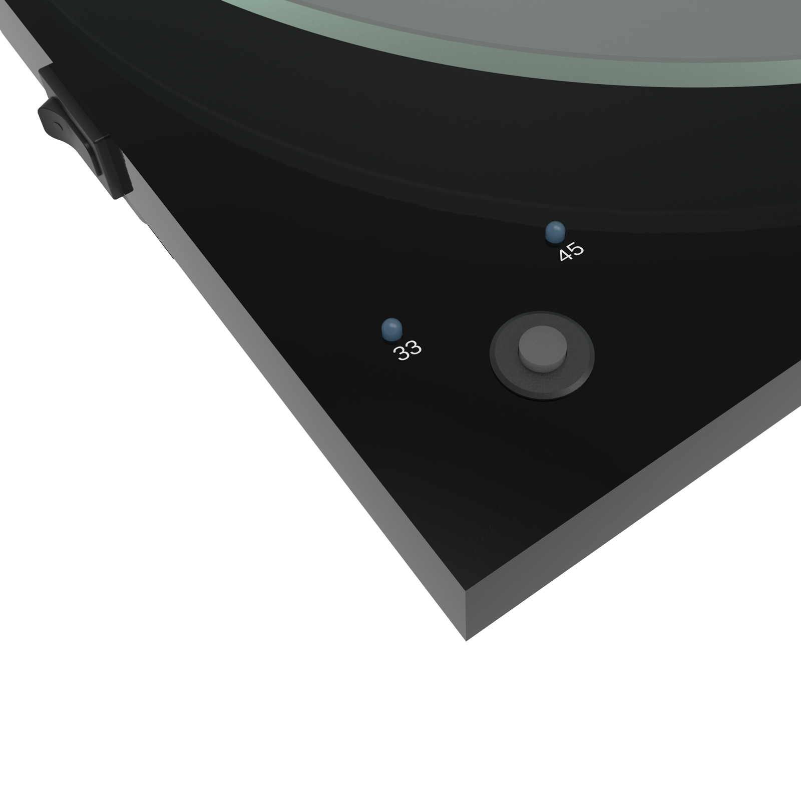Buttons of Pro-Ject T1 Phono SB Budget Reference Turntable