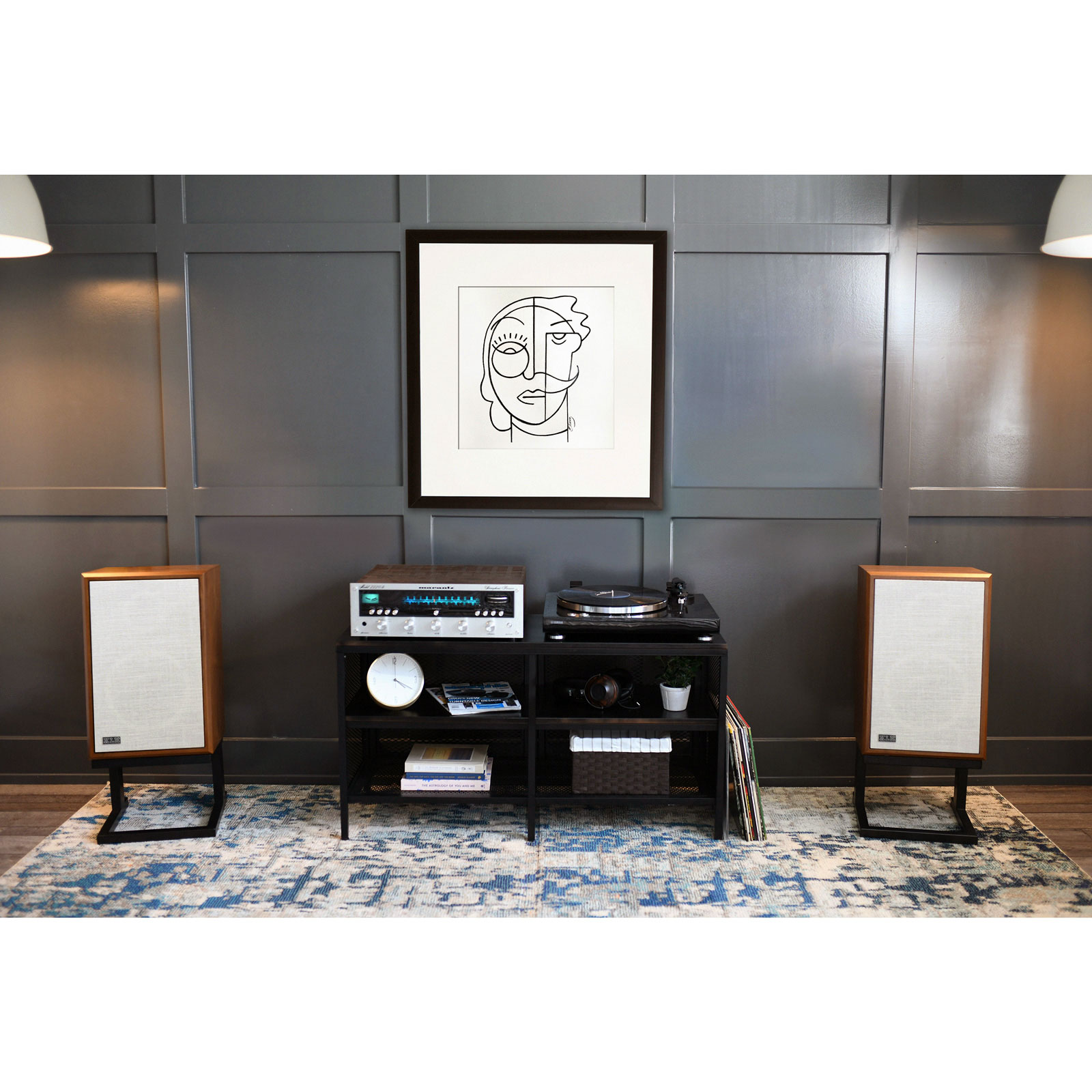 Home display of KLH Model Three Bookshelf Speaker