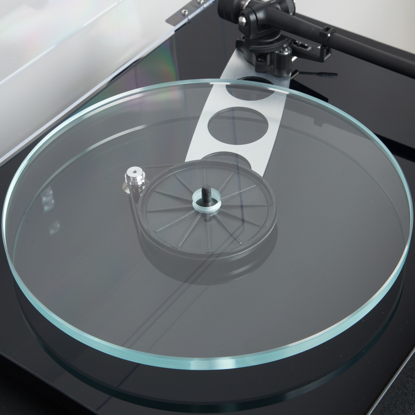 Front of Rega Planar 3 Turntable