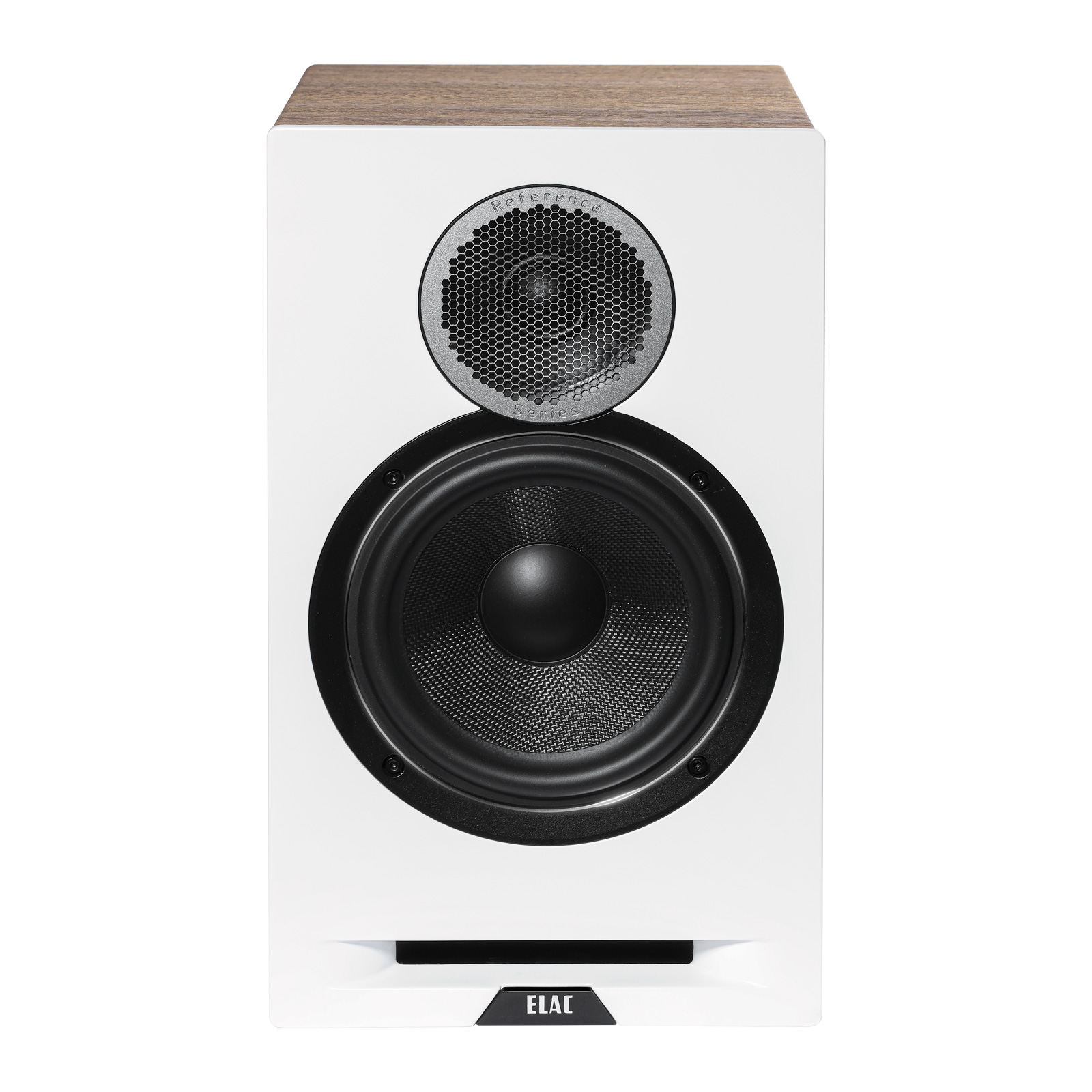 Front of ELAC DBR62 Debut 2.0 Reference Bookshelf Speakers