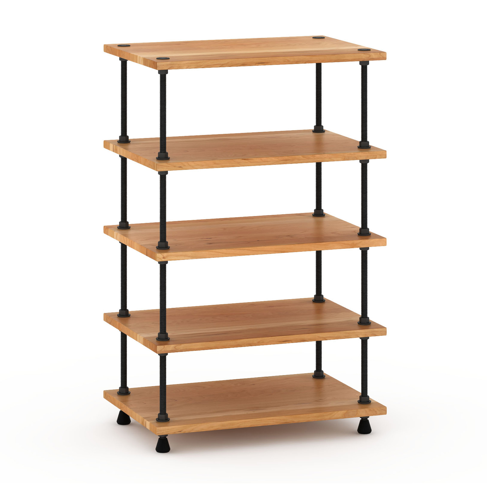 Salamander Archetype 5.0 - 5-Shelf Audio Rack - Real Cherry Wood
