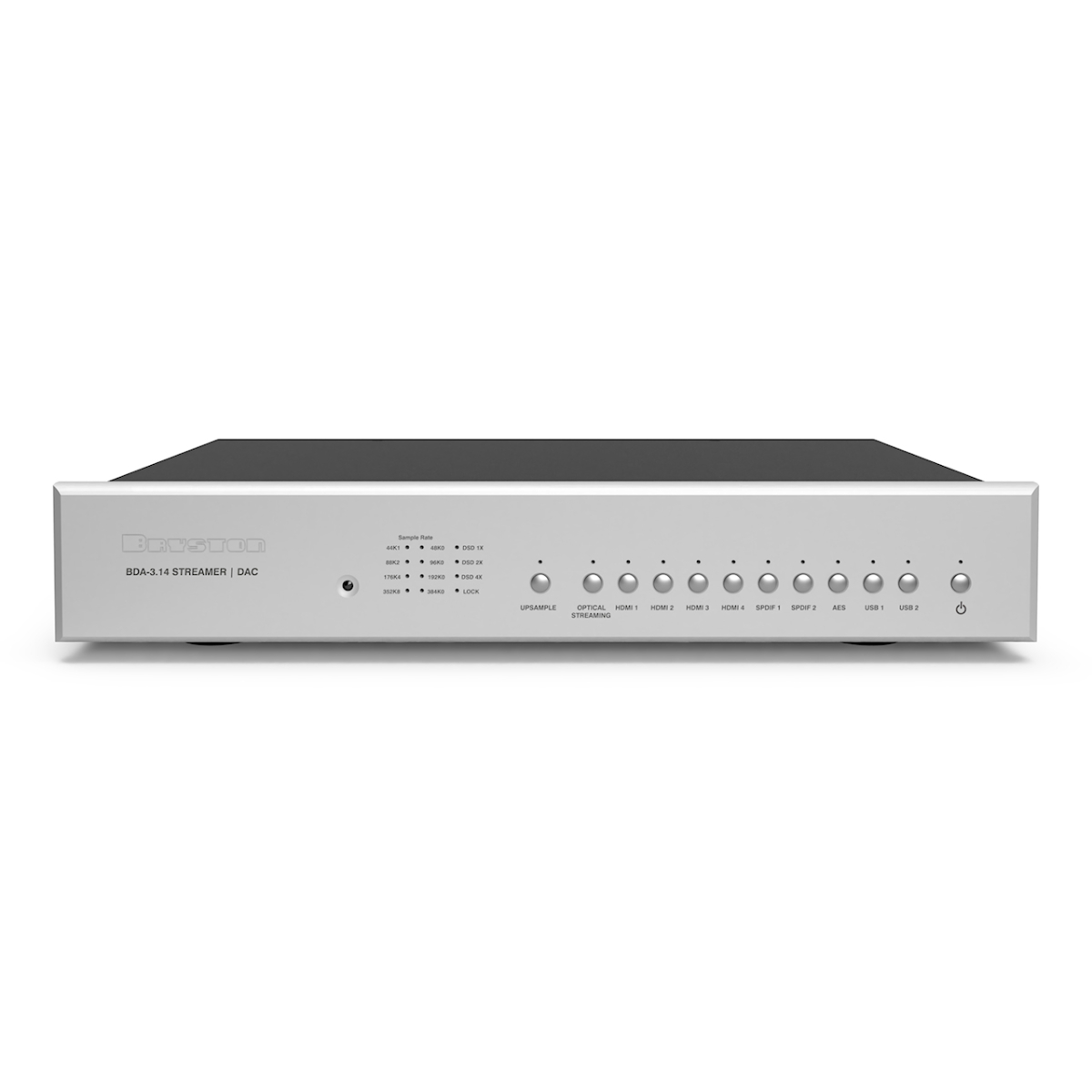 Front of Bryston BDA - 3.14 Multi-Function Streaming DAC
