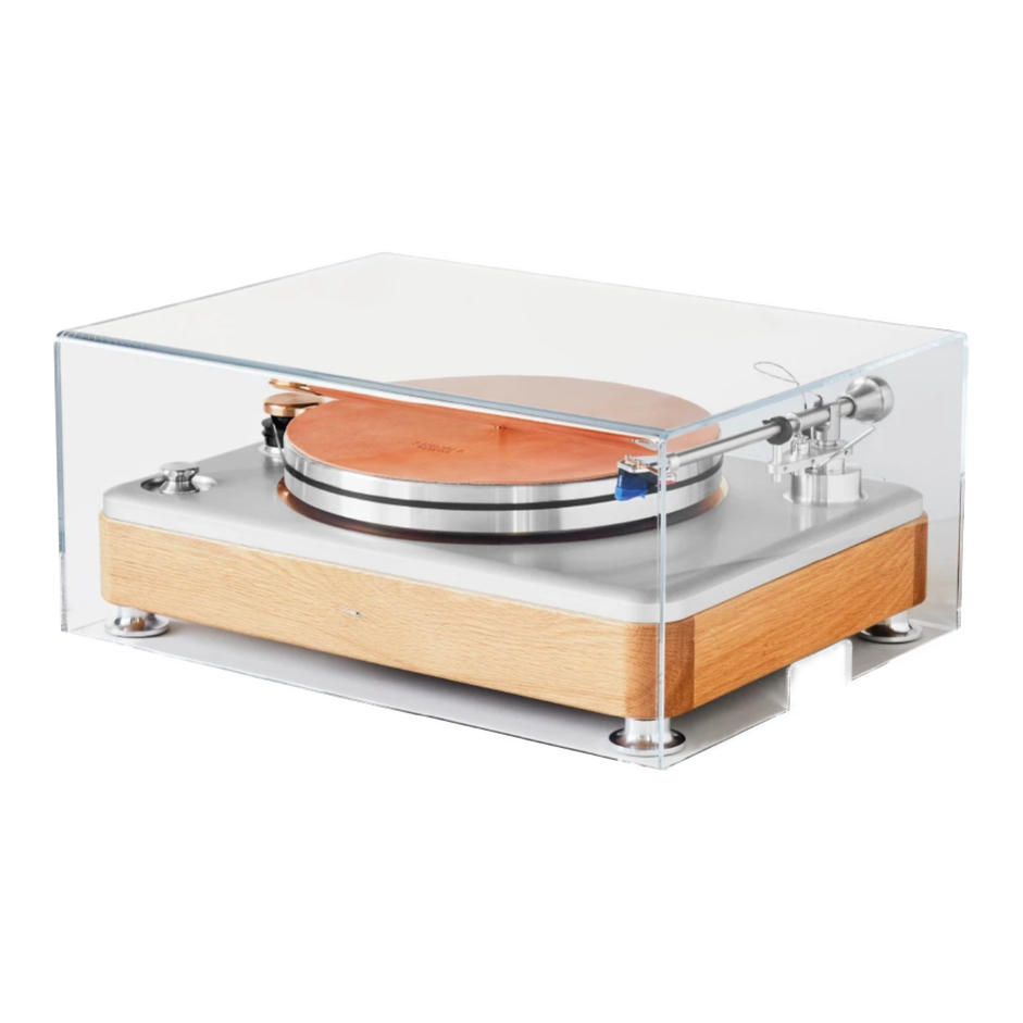 Glass cover of AudioShield AS700 Dust Cover for Shinola Runwell