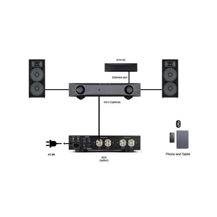 Full display of NuPrime BTR-HD Bluetooth Streamer