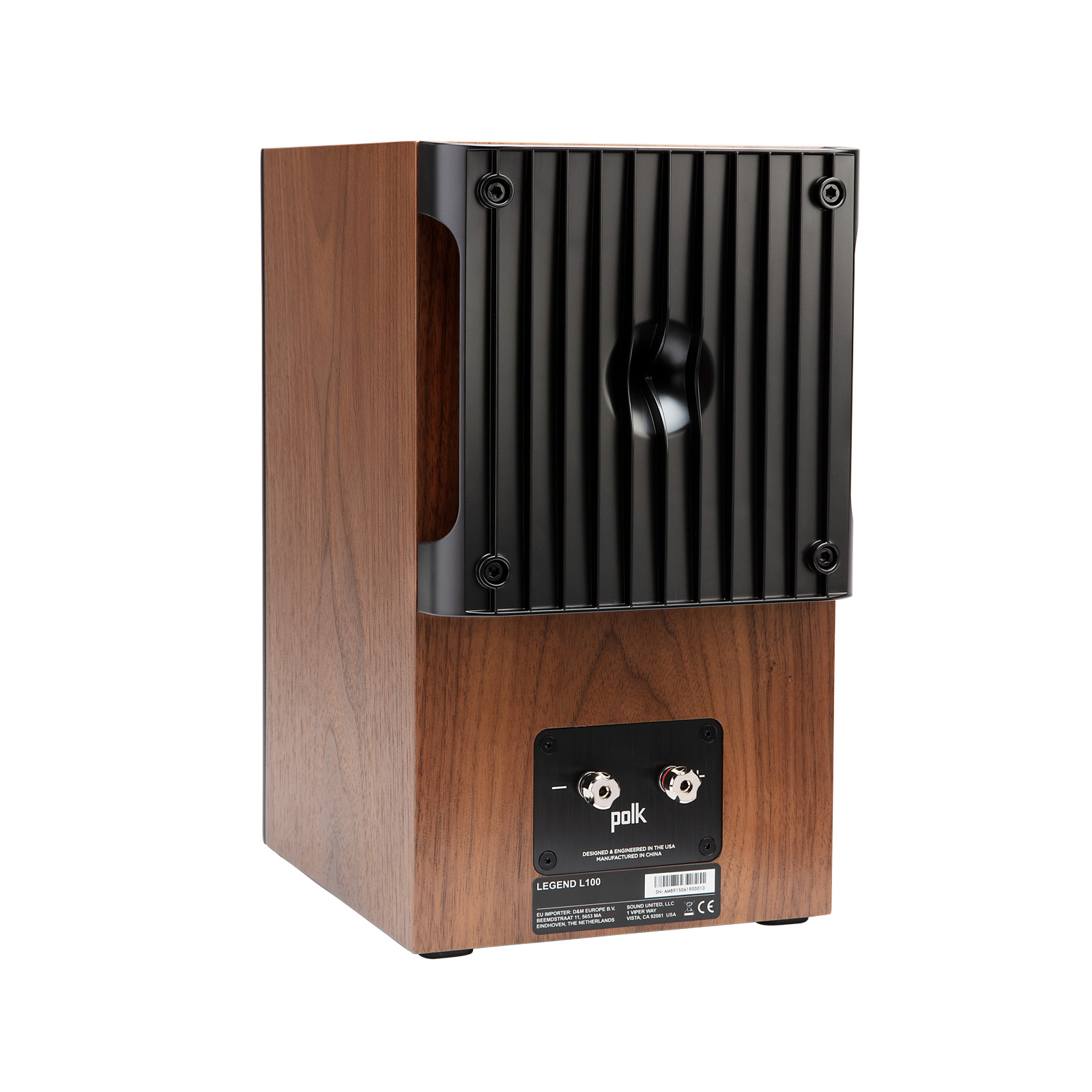 Back of Polk Audio Legend L100 Bookshelf Speakers