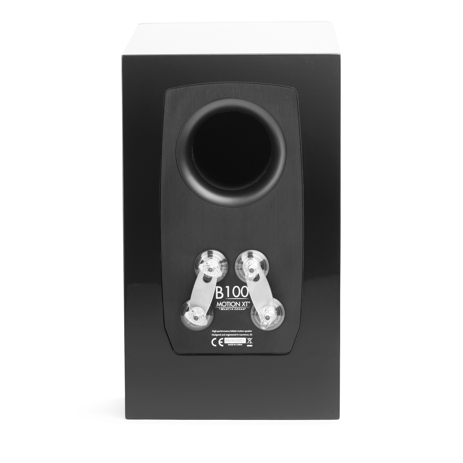 Back of MartinLogan Motion XT B100 Bookshelf Speaker