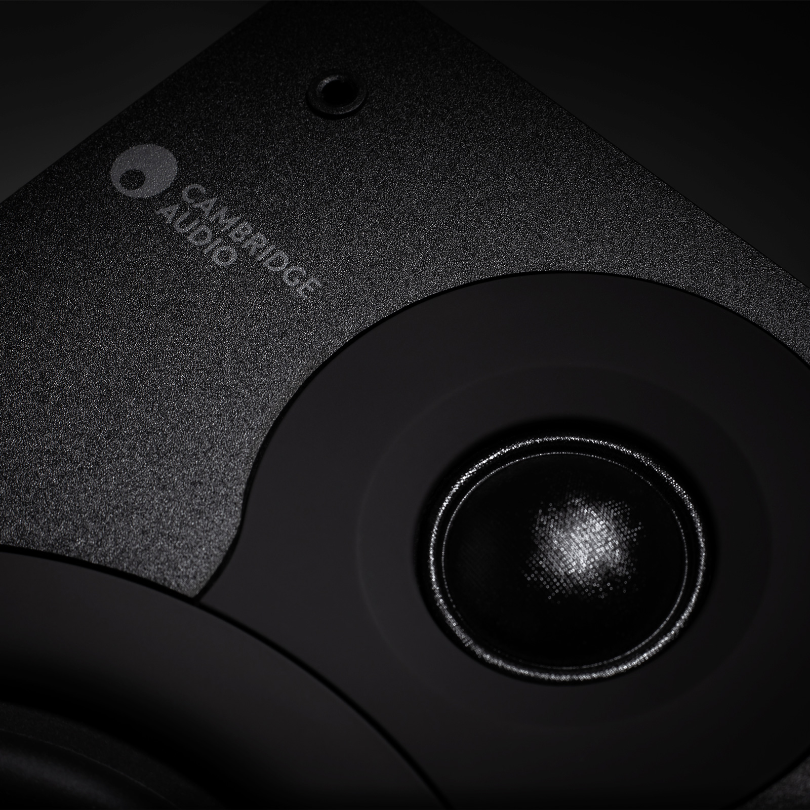 Upper display of Cambridge Audio SX-50 Bookshelf Speakers