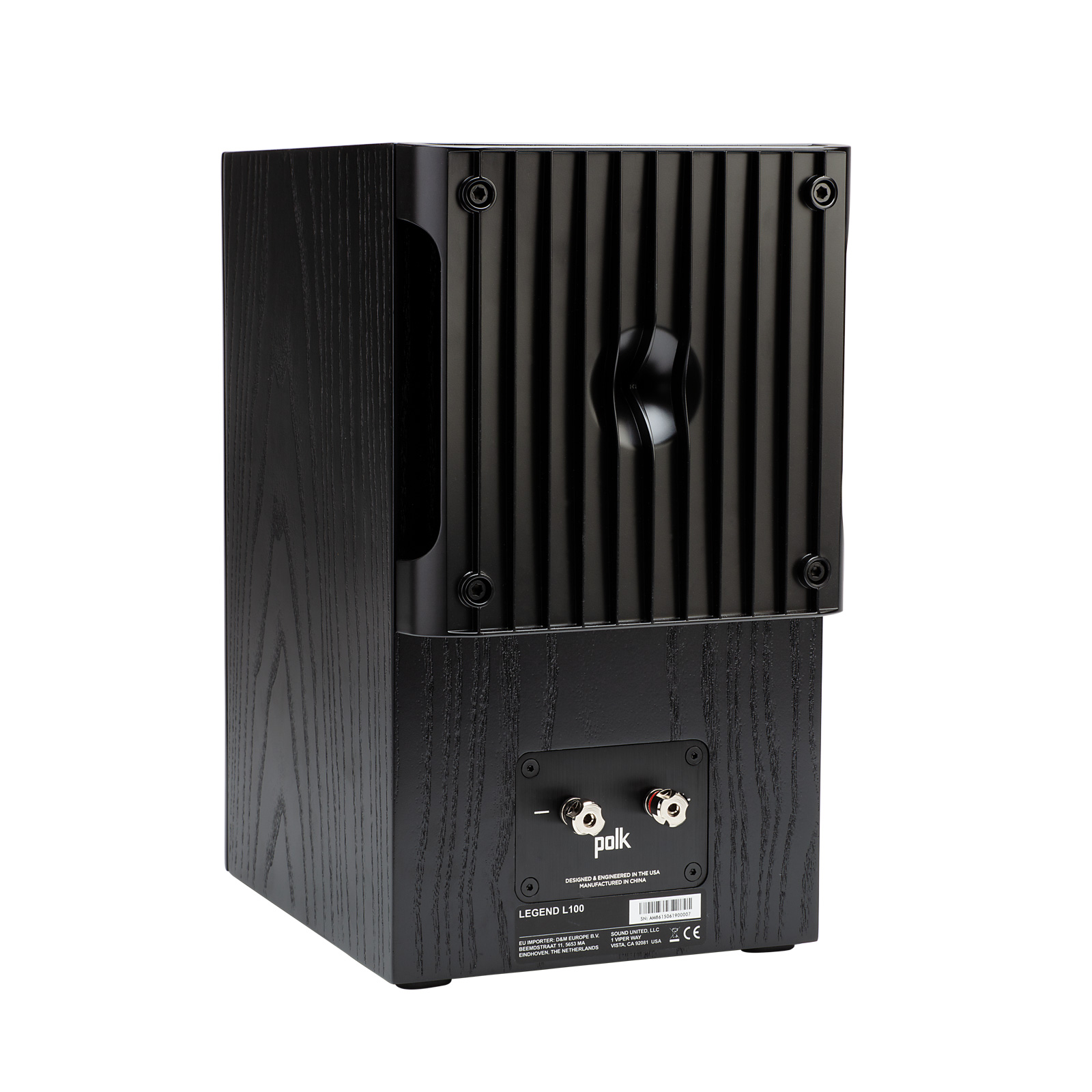 Back of Polk Audio Legend L100 Bookshelf Speakers