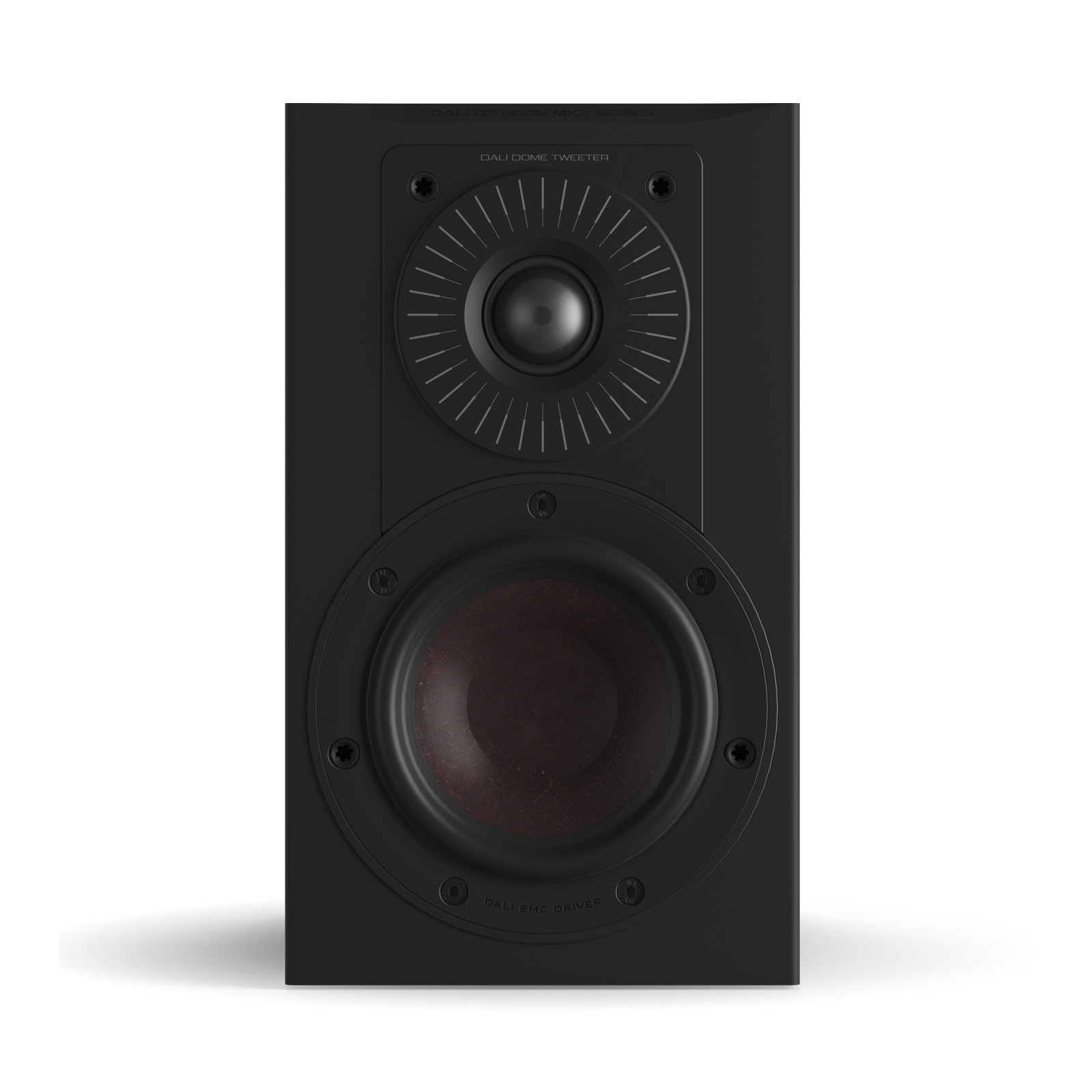 DALI Opticon 1 Mk2 Bookshelf Speakers - Black, Pair