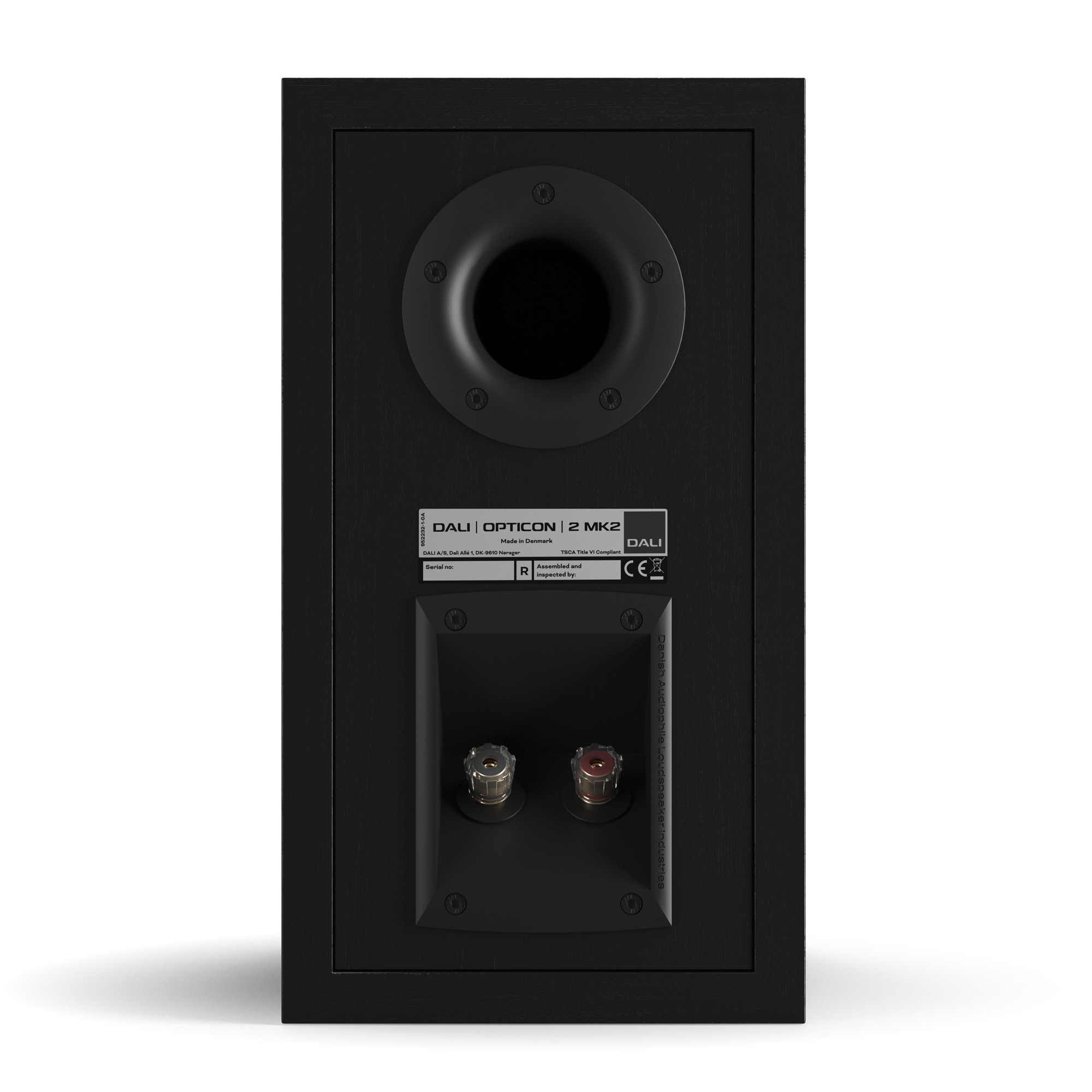 DALI スピーカー　2個セット　黒　OPTICON 2 DALI OPTICON 2 MK2 Bookshelf Speakers - Black, Each