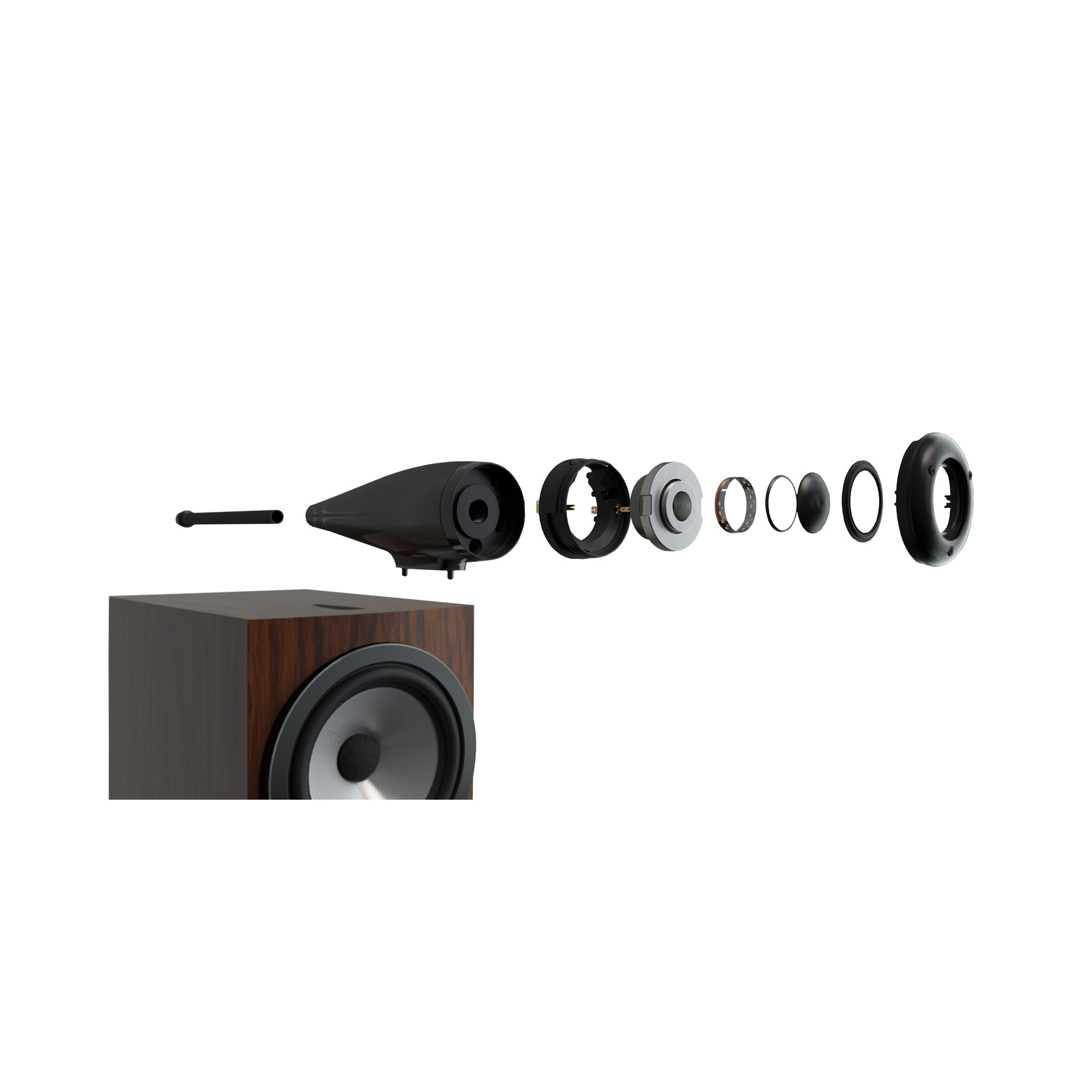 Bowers&Wilkins 705 スピーカー ブラック B&W 705 S3 グロスブラック ペア 〈2ウェイ バスレフ型ブック