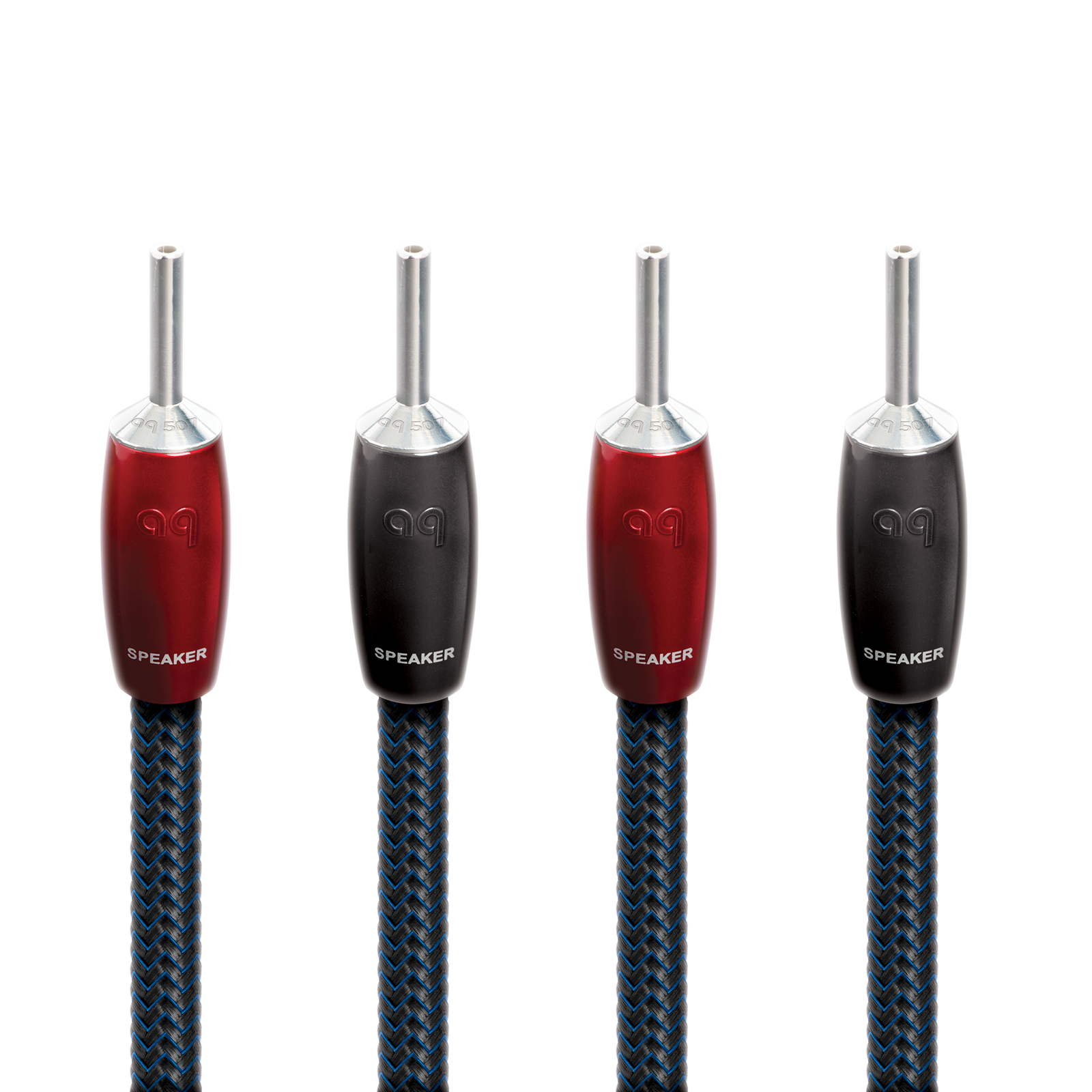 AudioQuest ThunderBird Bi-Wire Speaker Cable Jumpers - Spade