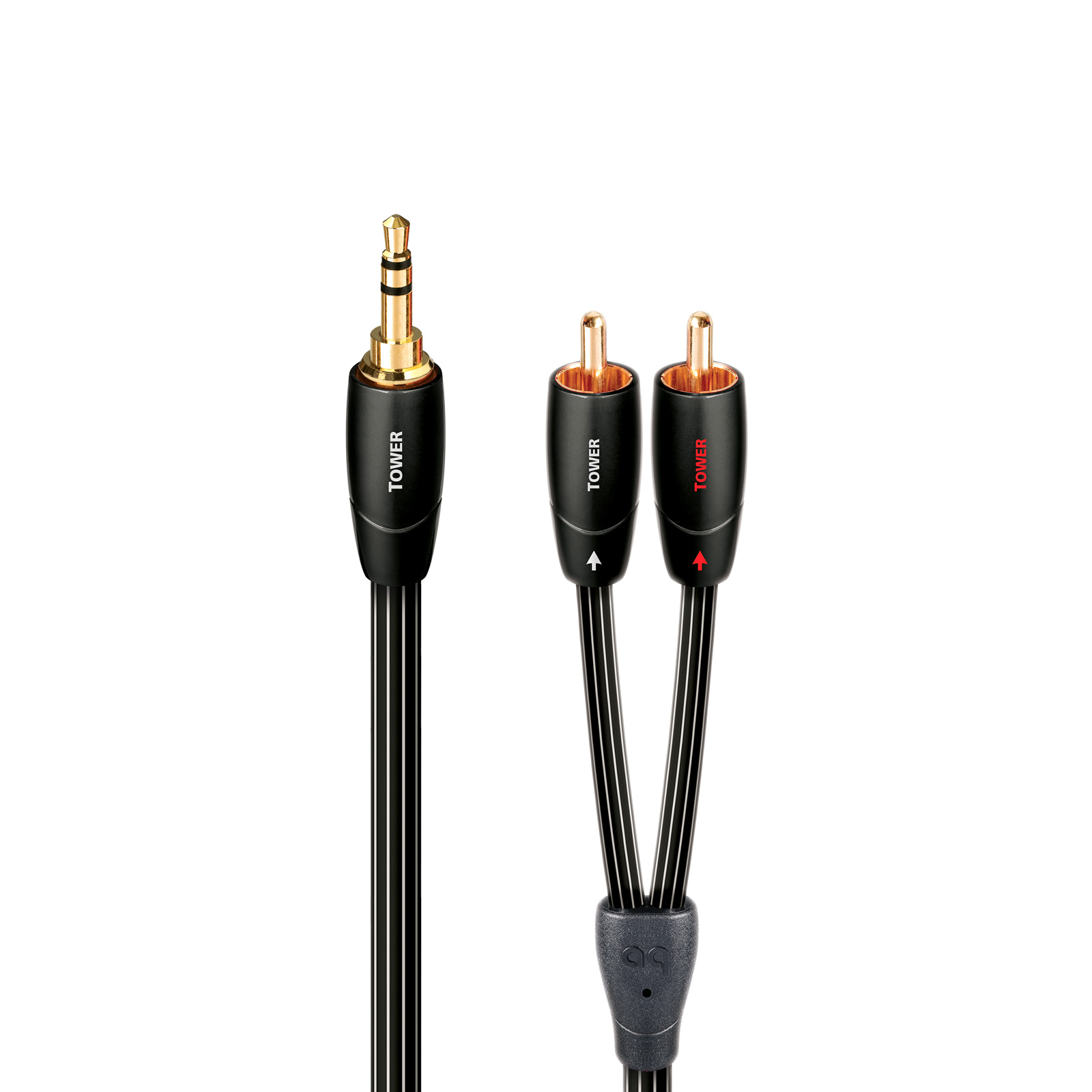 AudioQuest Tower Interconnect Cable - 1.5 Meter - 3.5mm to RCA
