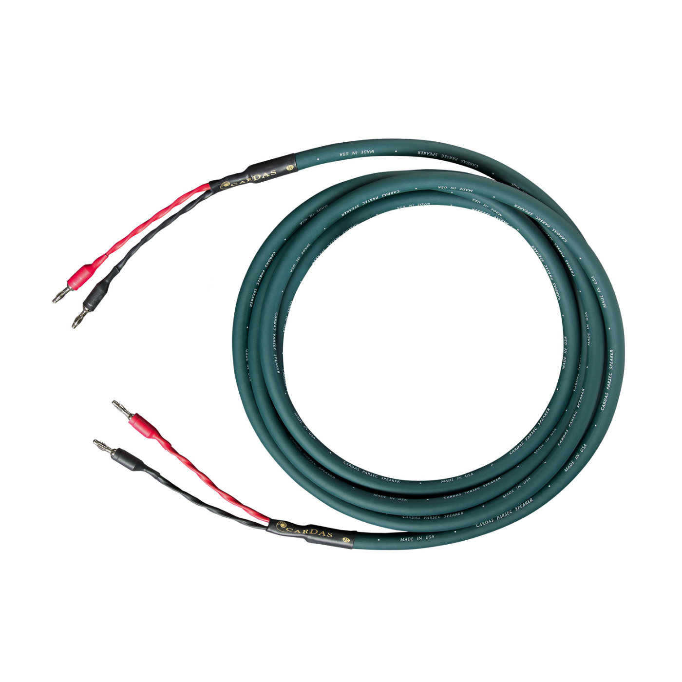 Cardas Audio Parsec Speaker Cable - 6.0 Meter Bi-Wire - Banana to Spade - Pair