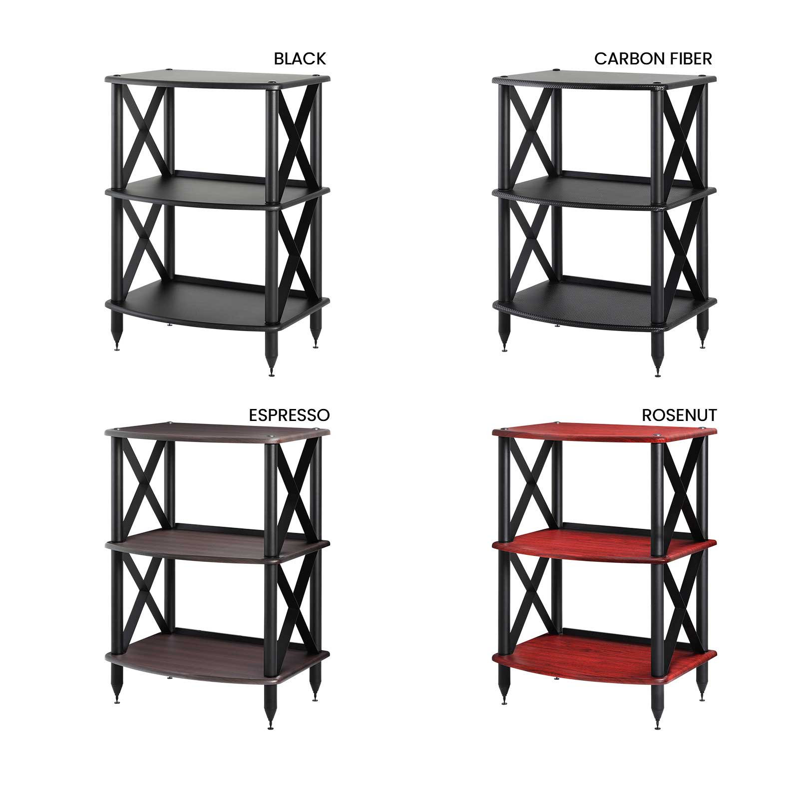 Pangea Audio Vulcan LP Storage Rack - Espresso