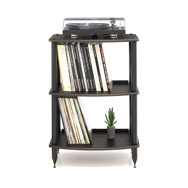 Pangea Audio Vulcan LP Storage Rack - Espresso