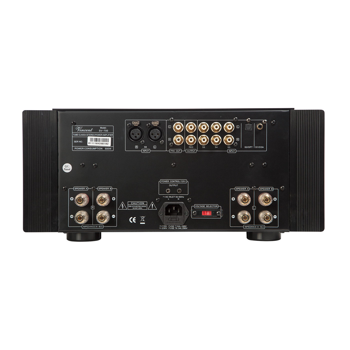 Vincent Audio - SV-700 - Integrated Amplifier - Black