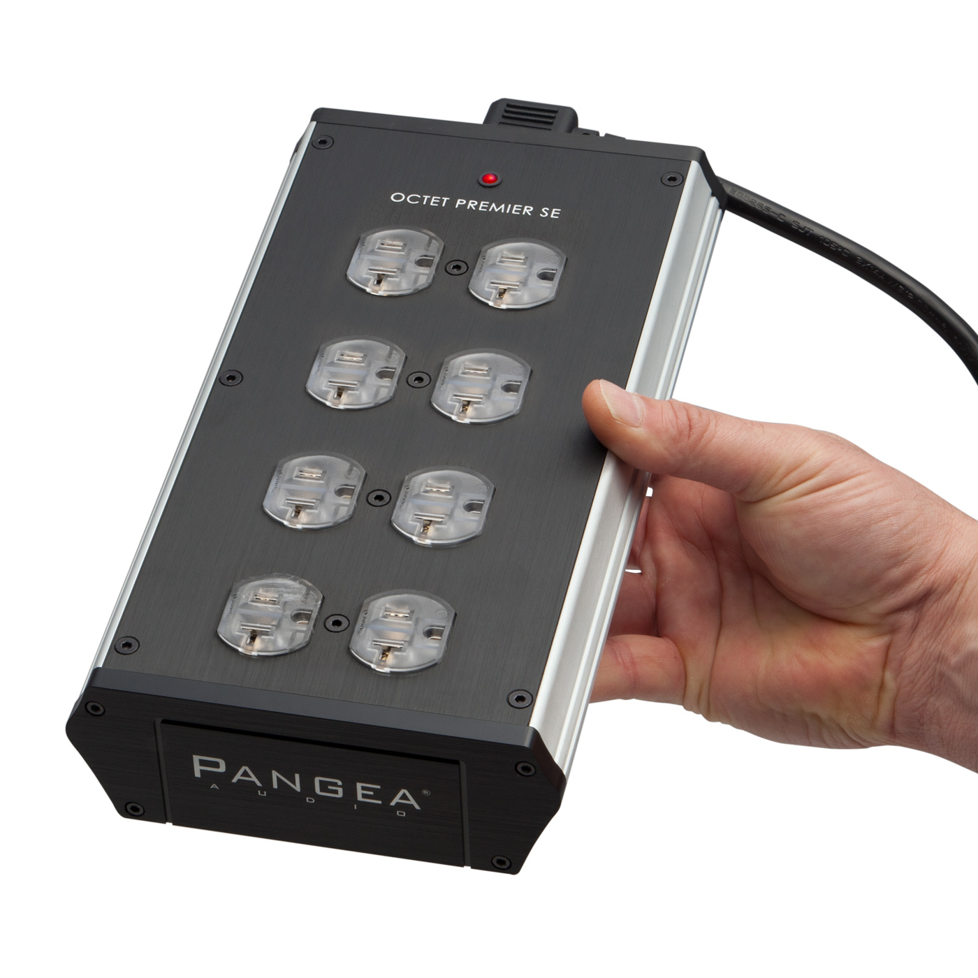Full Display of Pangea Audio Octet SE - 8 Outlet Power Center 20 Amp - Demo