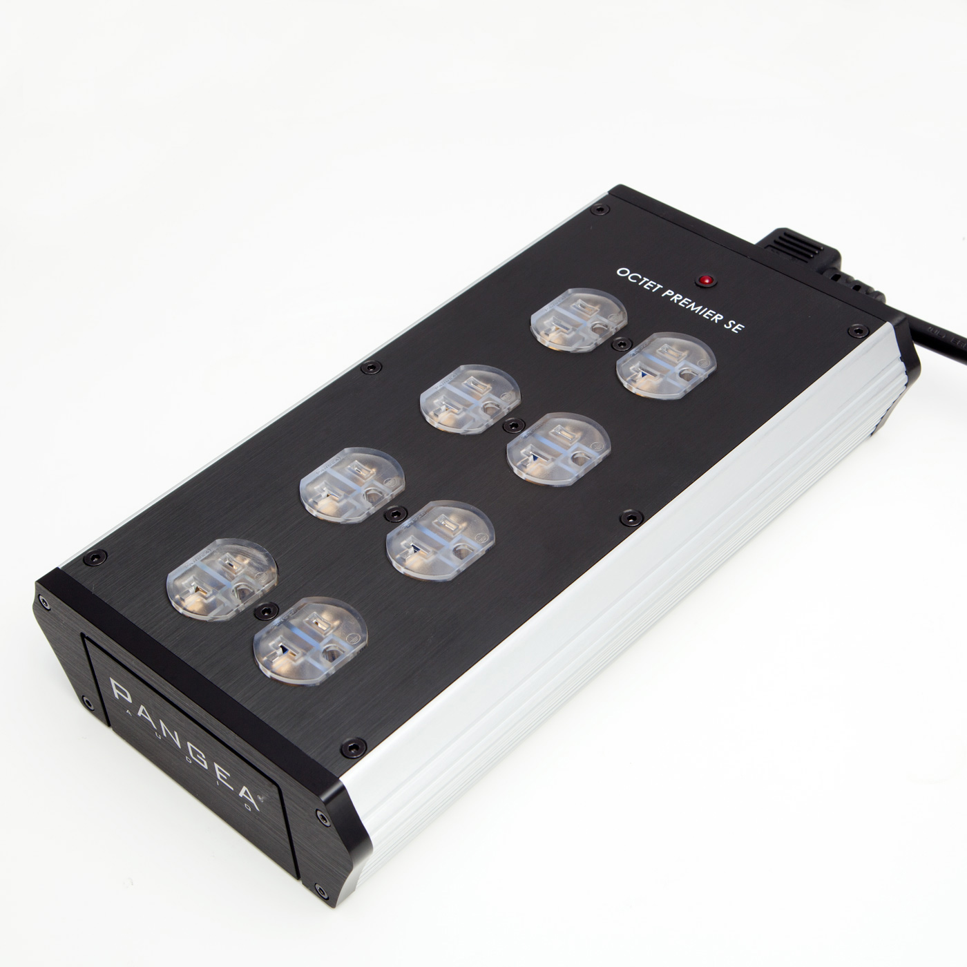 Side of Pangea Audio Octet SE - 8 Outlet Power Center 20 Amp - Demo