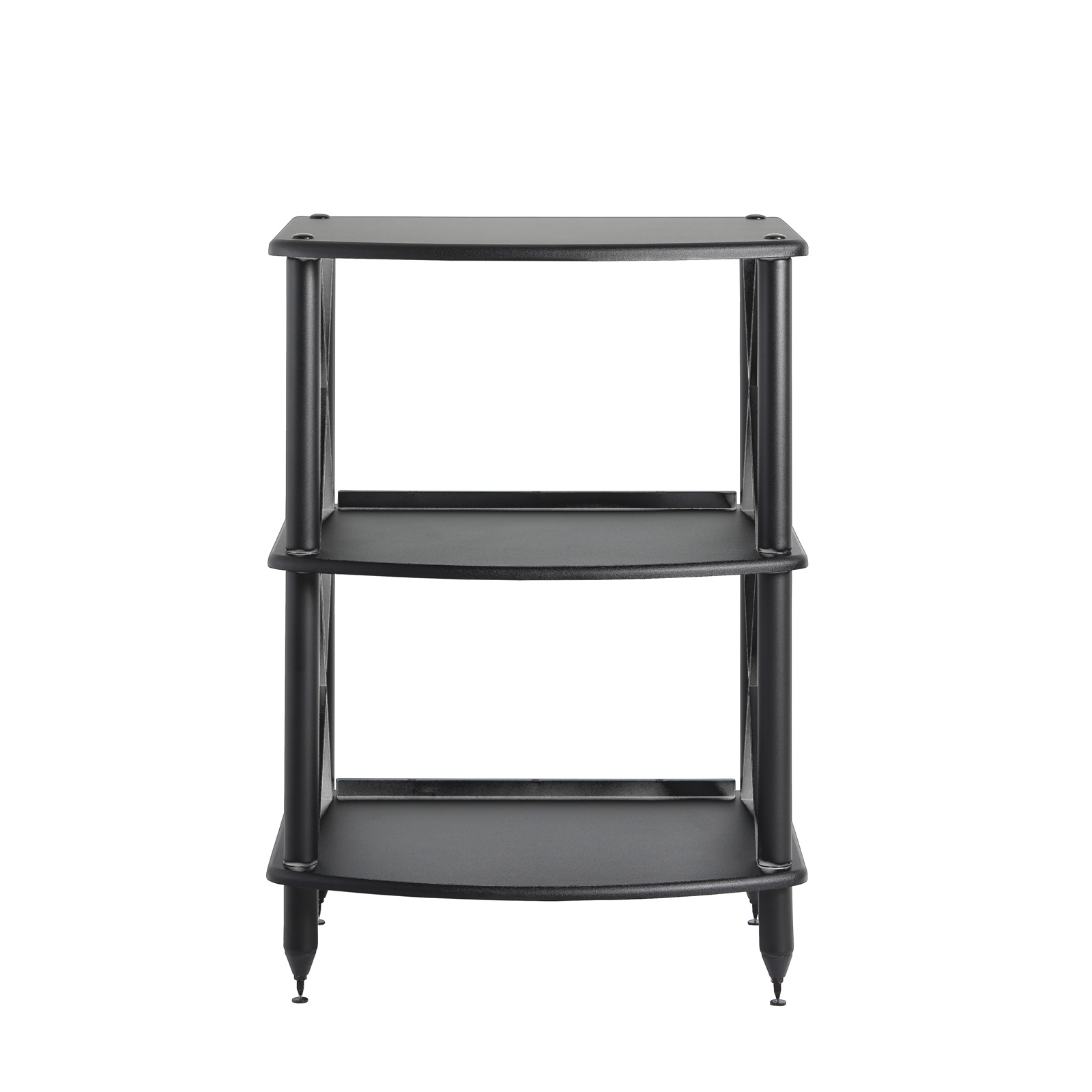 Pangea Audio Vulcan Turntable Stand - 2 LP Storage Shelves - Black