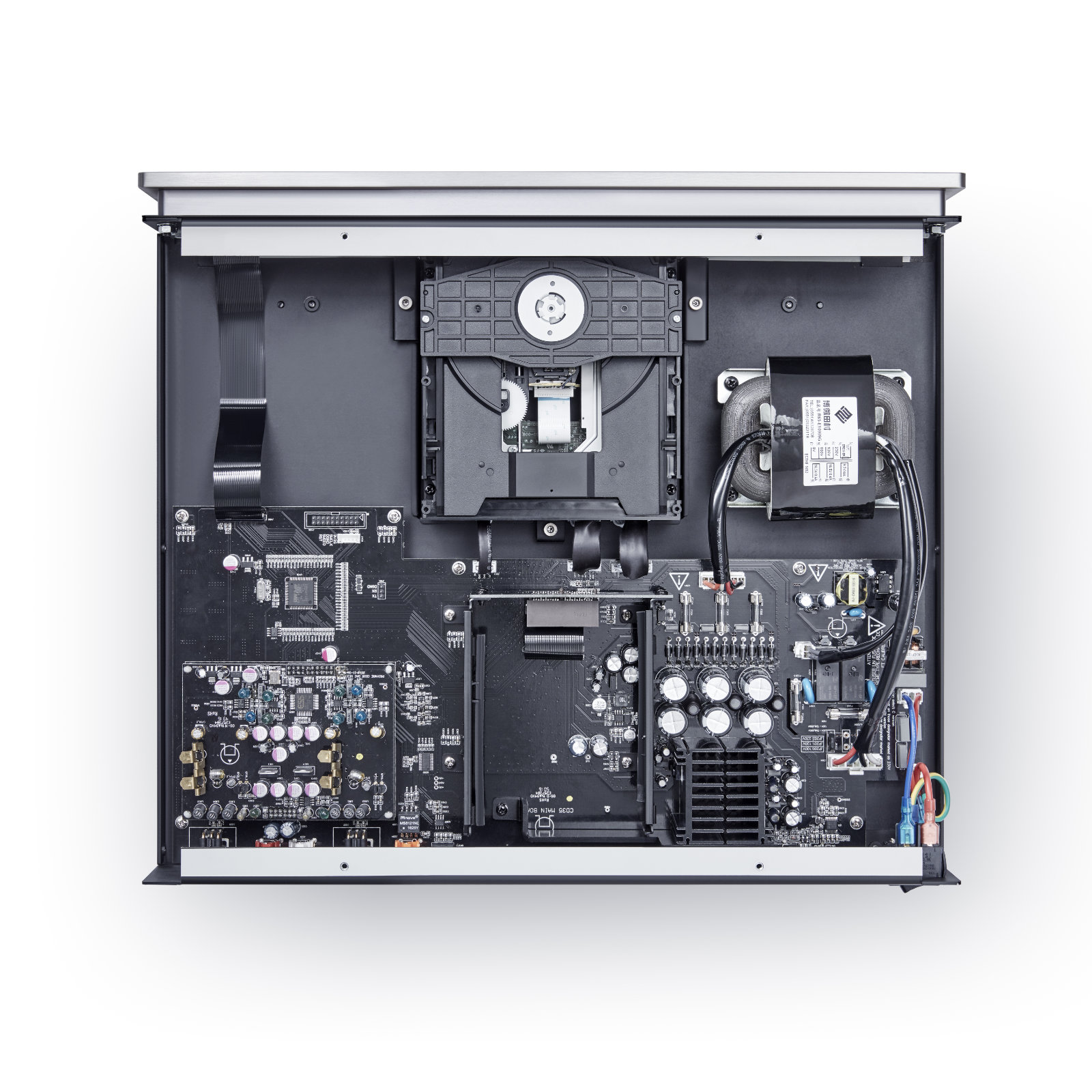 Interior of audiolab 8300CDT CD Player