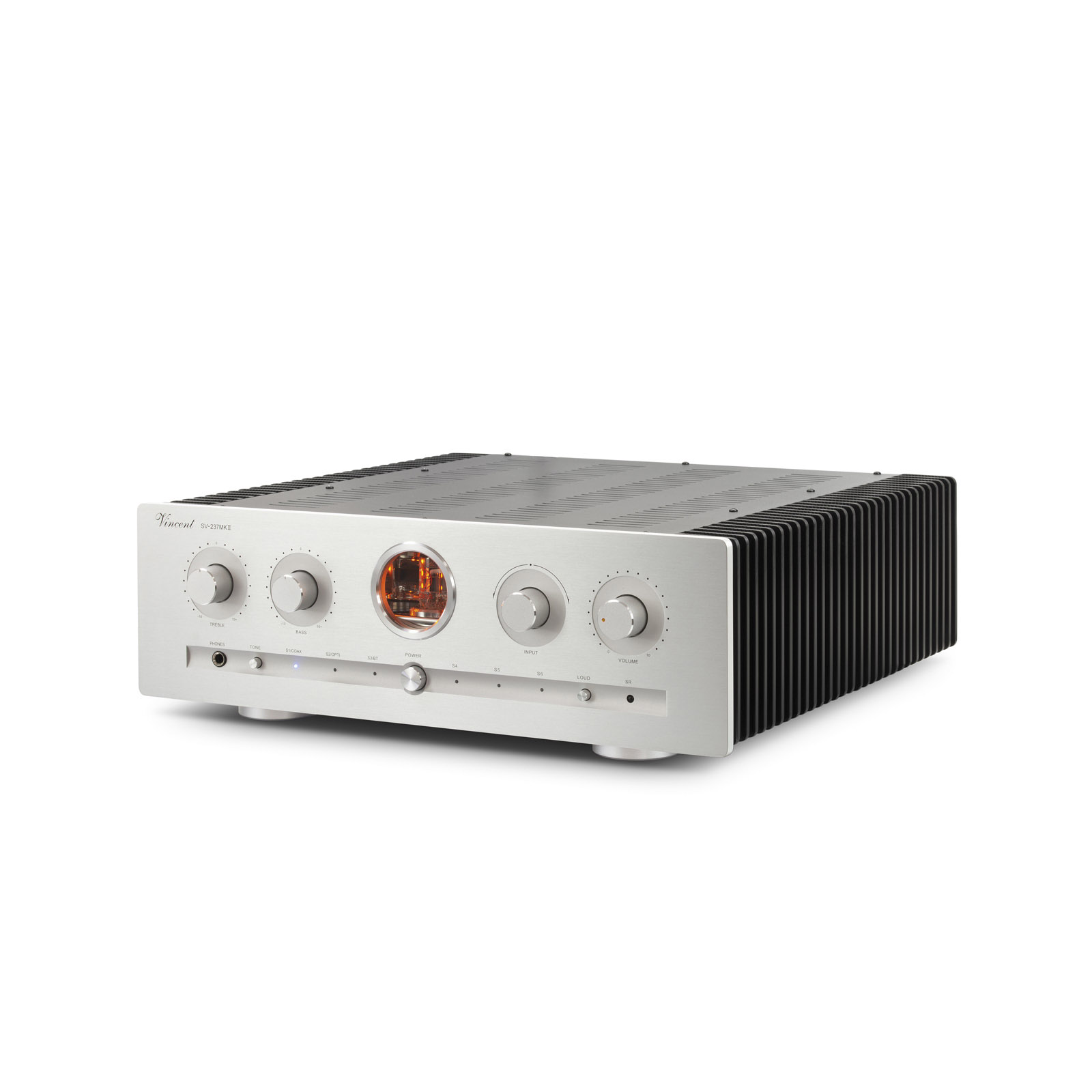 Upper of NaVincent Audio SV-237MKII Hybrid Stereo Integrated Amplifier