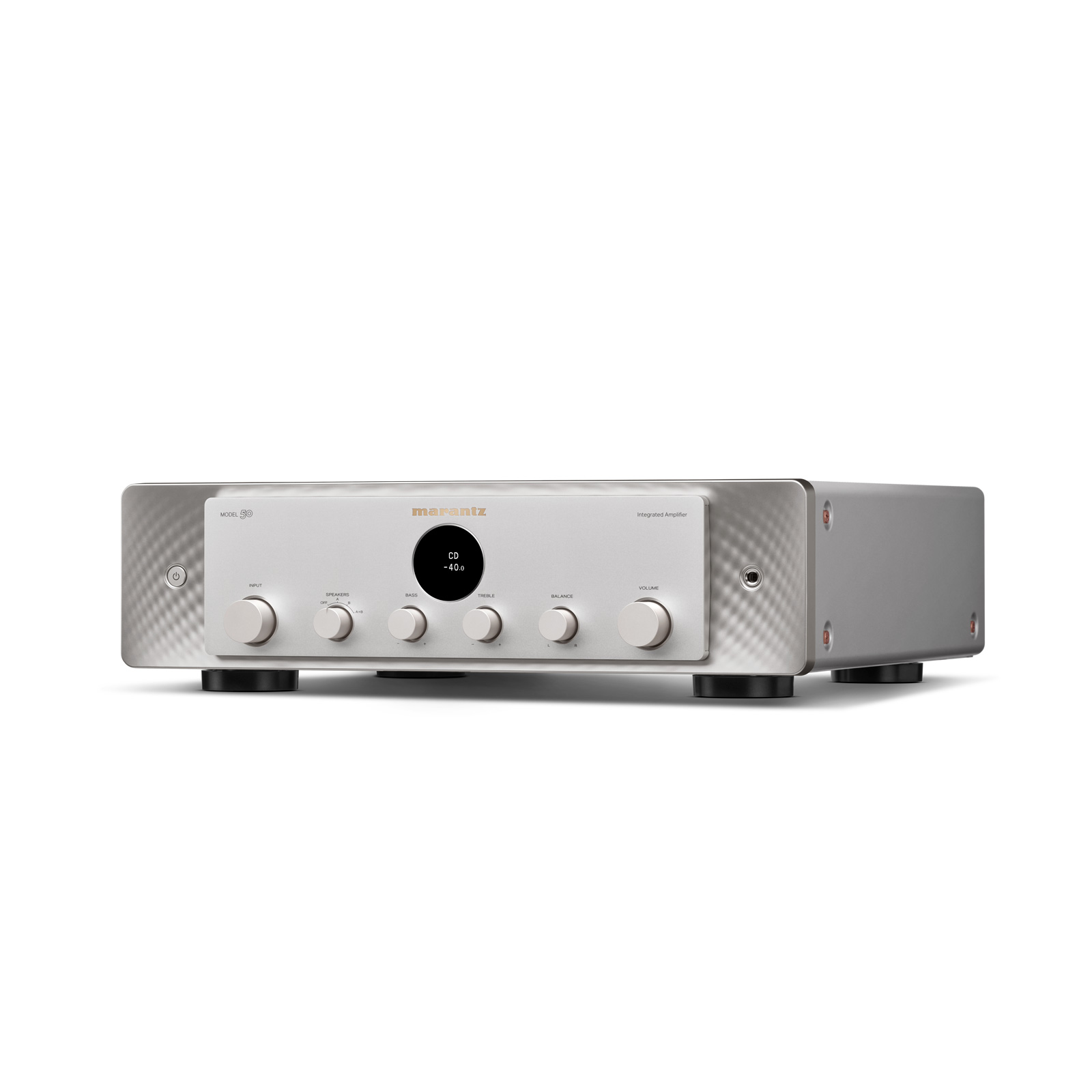 高年式Marantz ステレオアンプのみ.動作品 Marantz MODEL 50 Integrated Stereo Amplifier - Silver - Gold