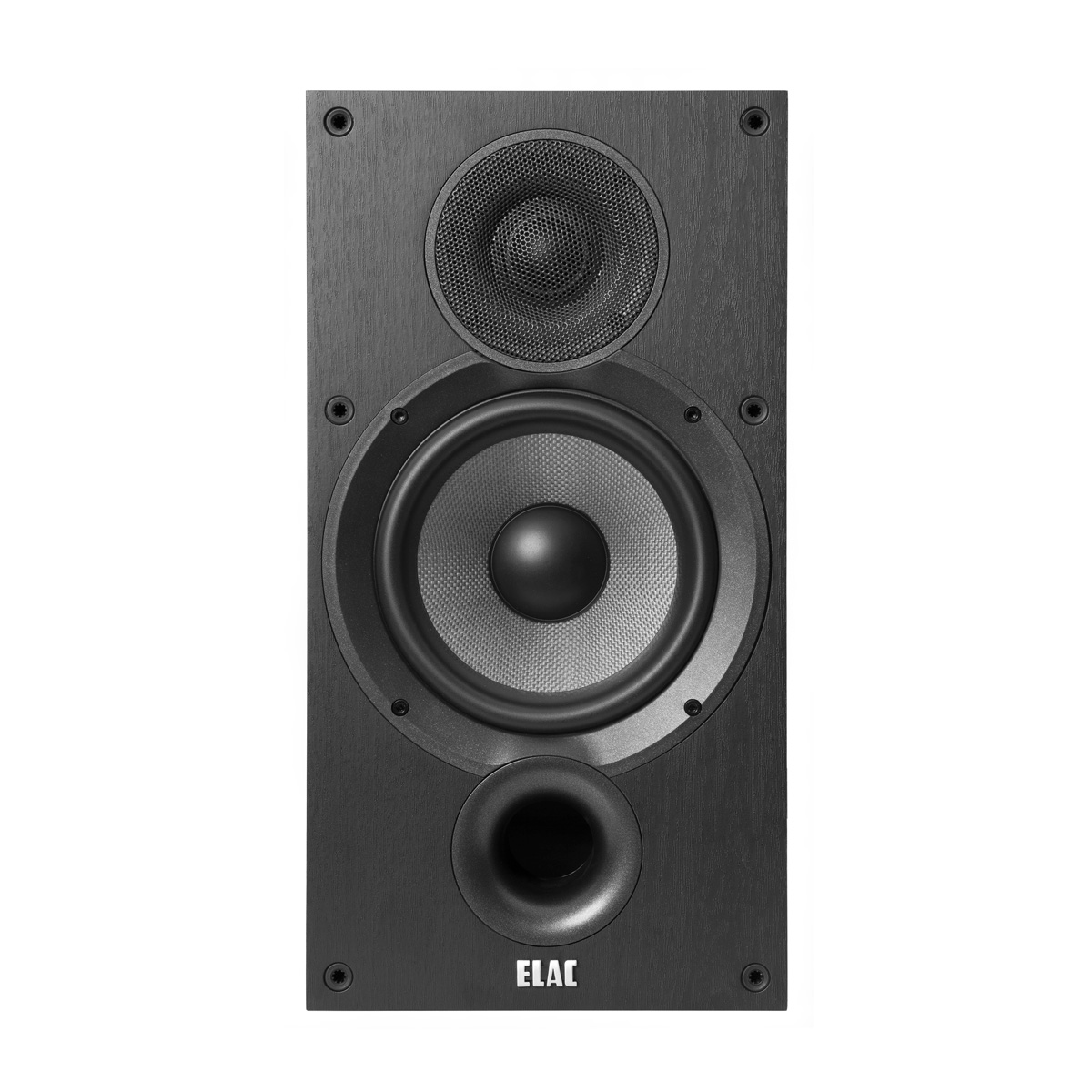 Front display of ELAC Debut 2.0 B6.2 Bookshelf Speakers