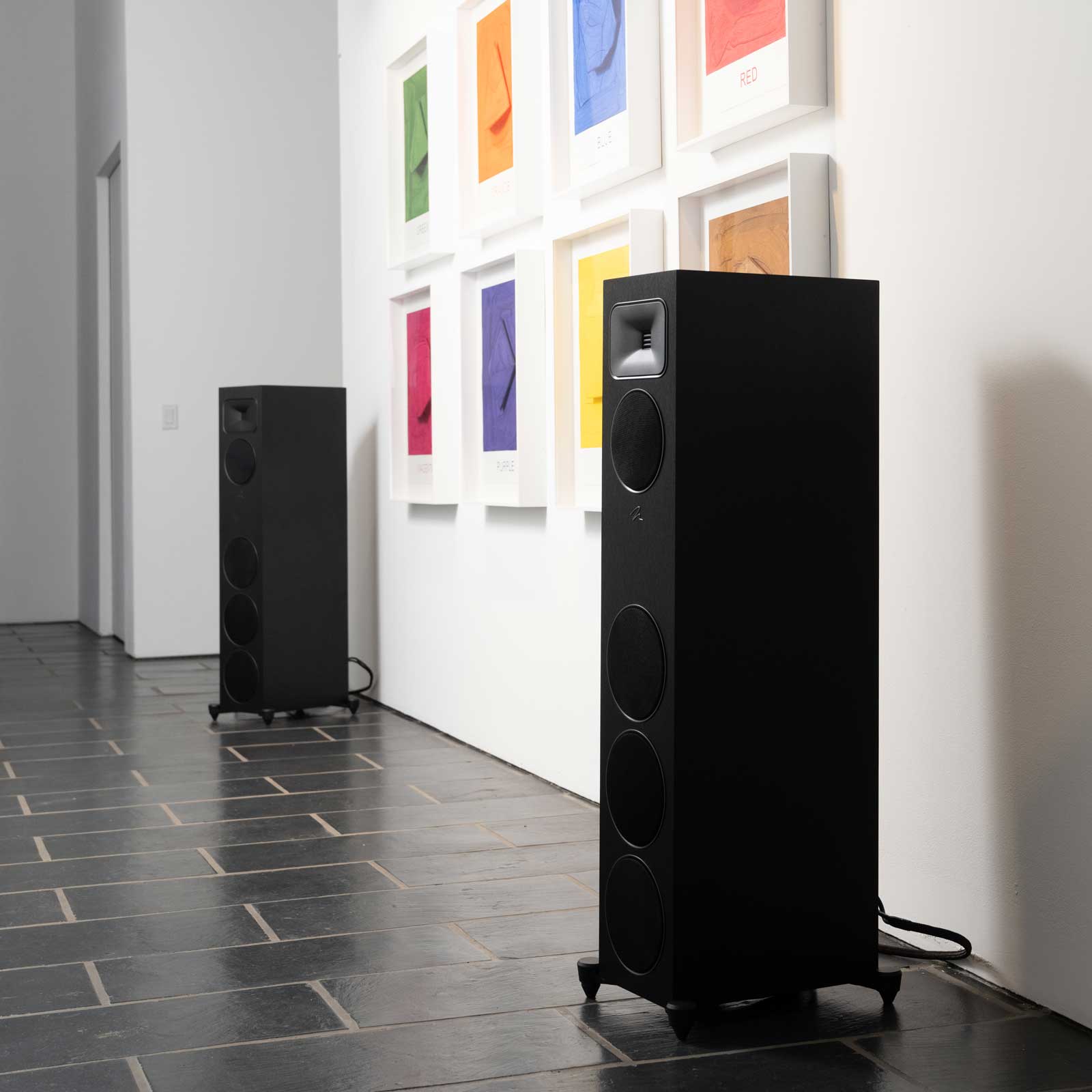 Home display of MartinLogan Motion Foundation F2 Floorstanding Speaker