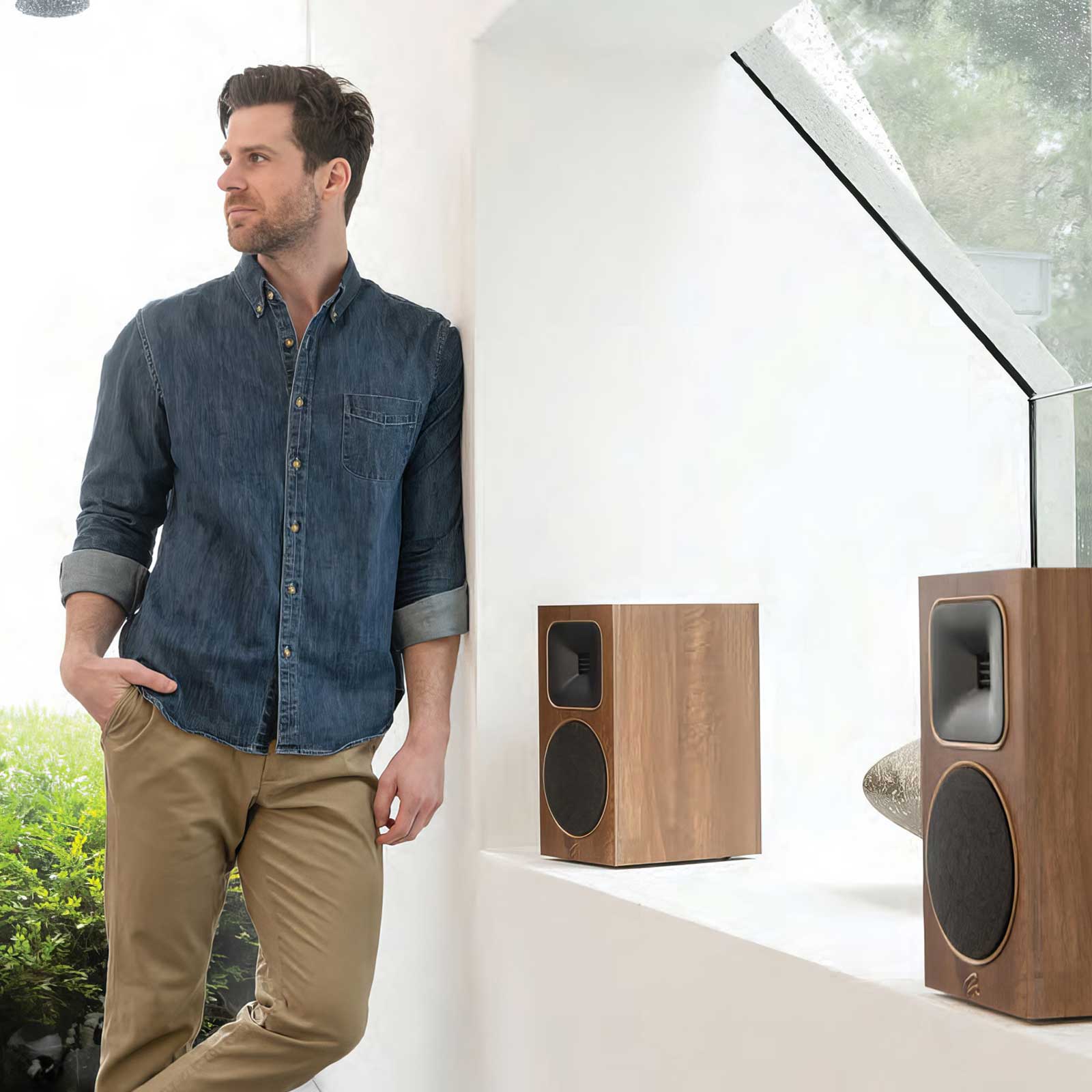 Home display of MartinLogan Motion Foundation B2 Bookshelf Speaker