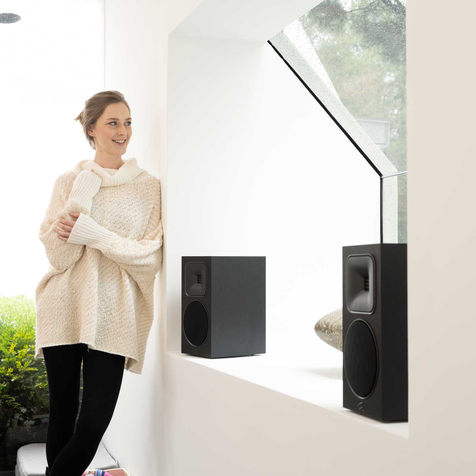 Home display of MartinLogan Motion Foundation B1 Bookshelf Speaker