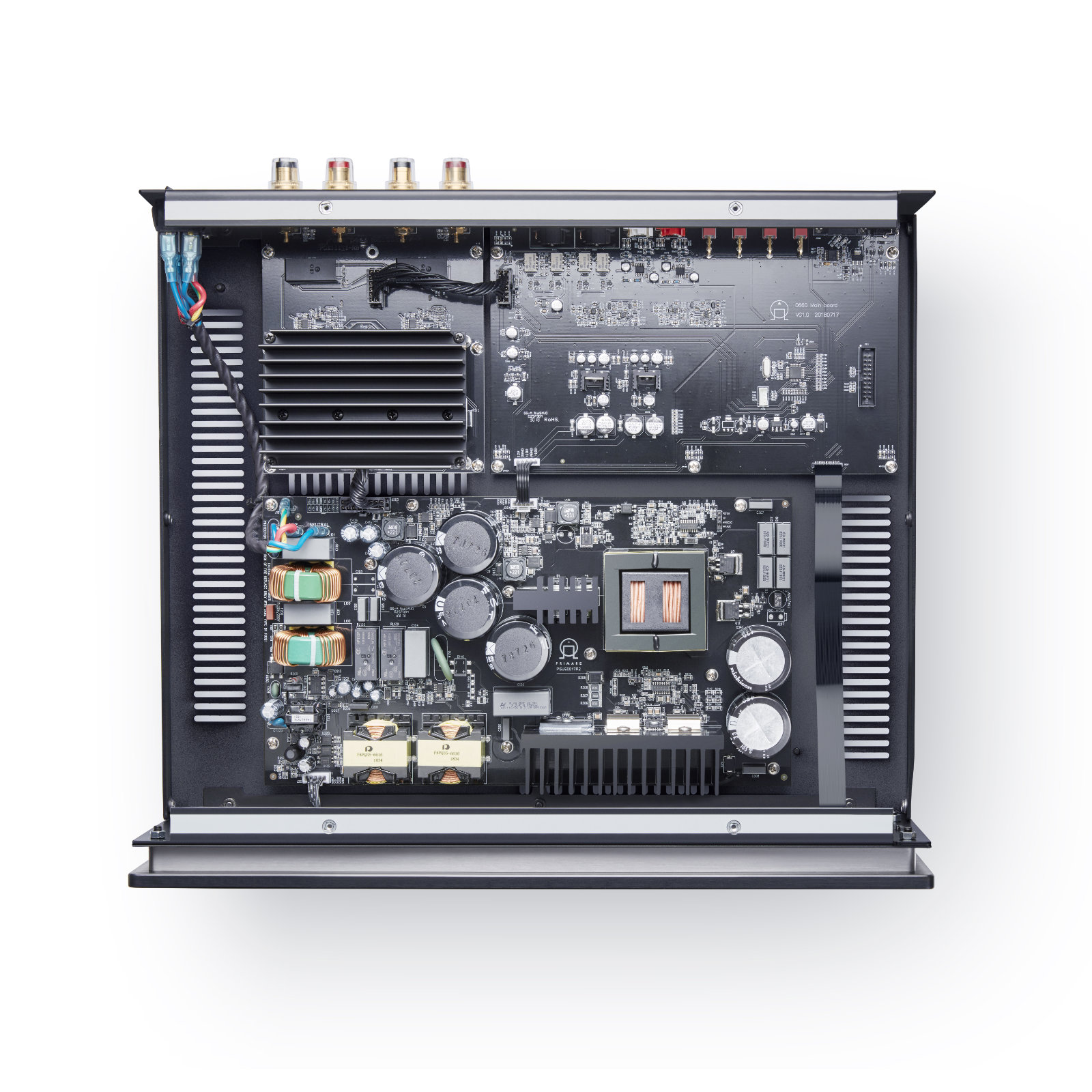 Interior of Primare A352 Stereo Amplifier