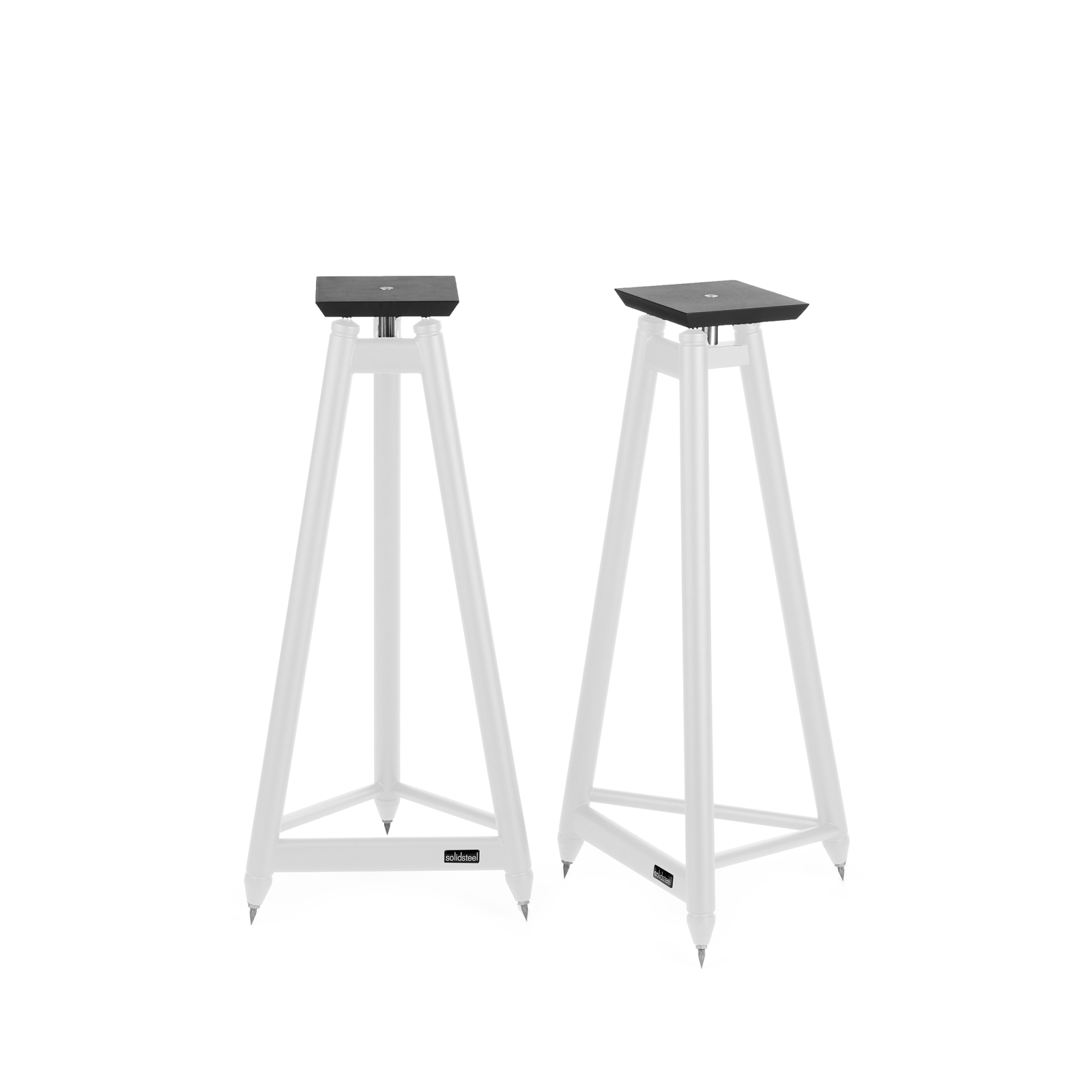 Solidsteel SS-7 Speaker Stands - 28 Inch - White - Pair