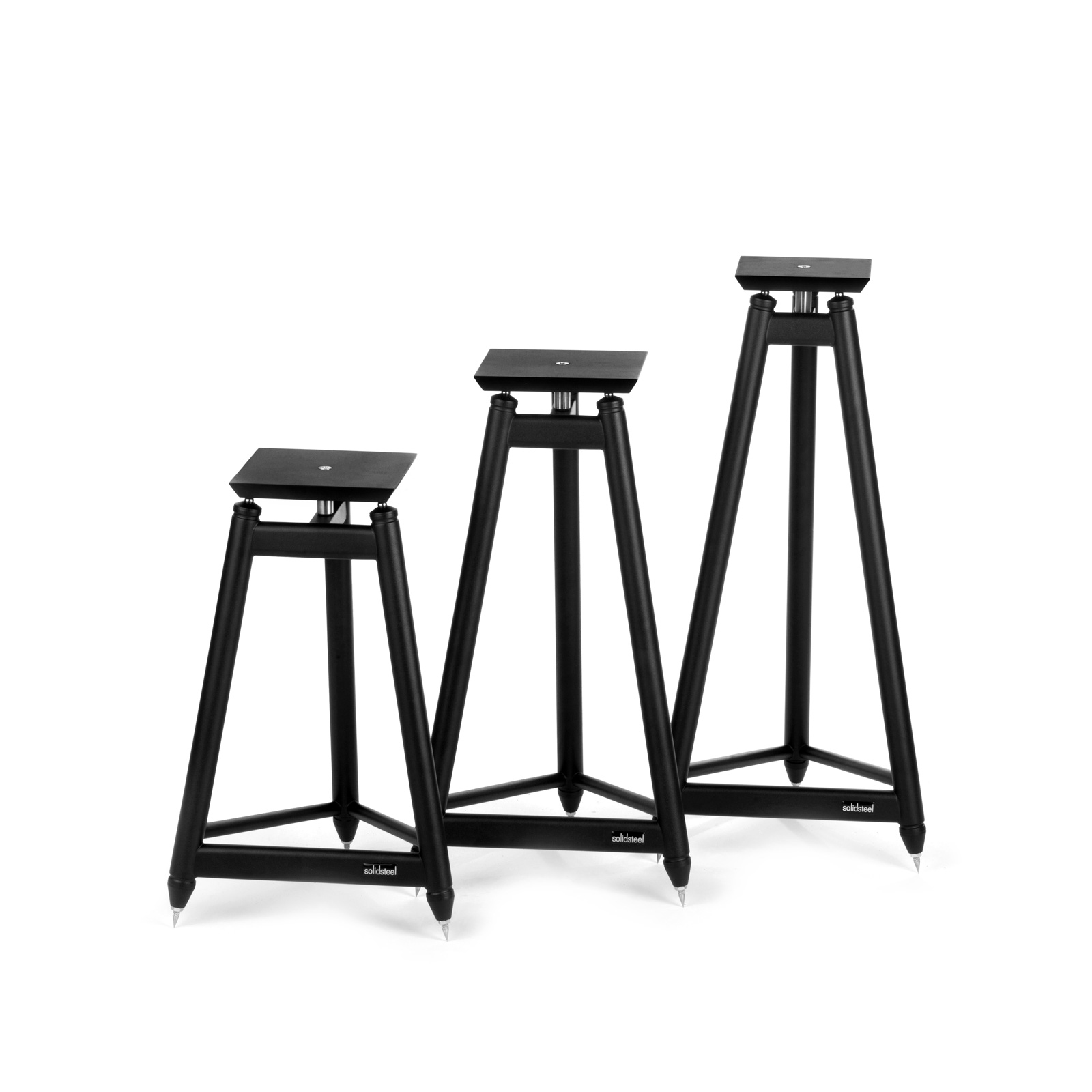 Full Display Of Solidsteel SS-7 Speaker Stands