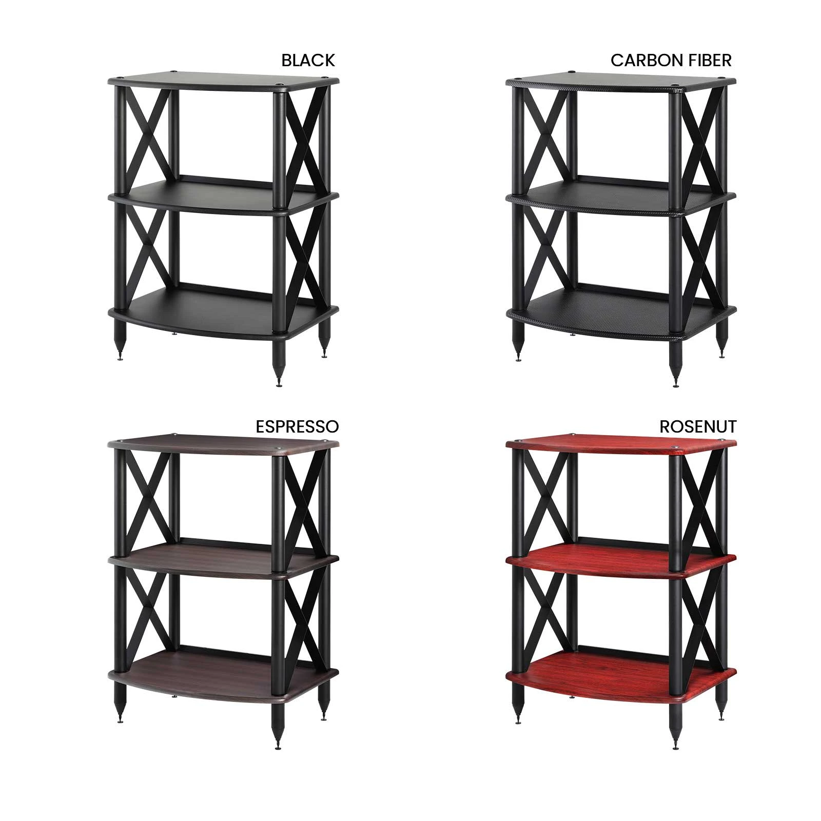 Pangea Audio Vulcan LP Storage Rack - Rosenut - Demo