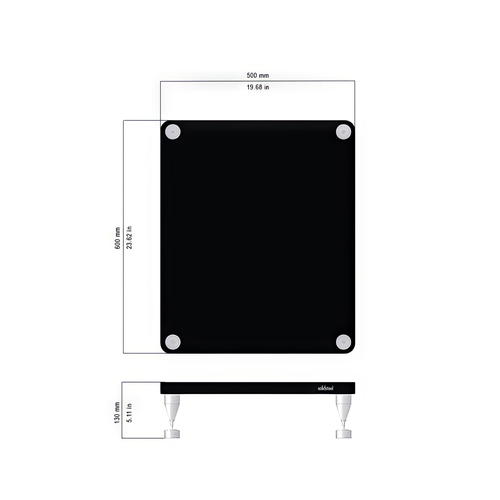 Solidsteel Hyperspike HY-A Amplifier Stand - Thumbnail 2