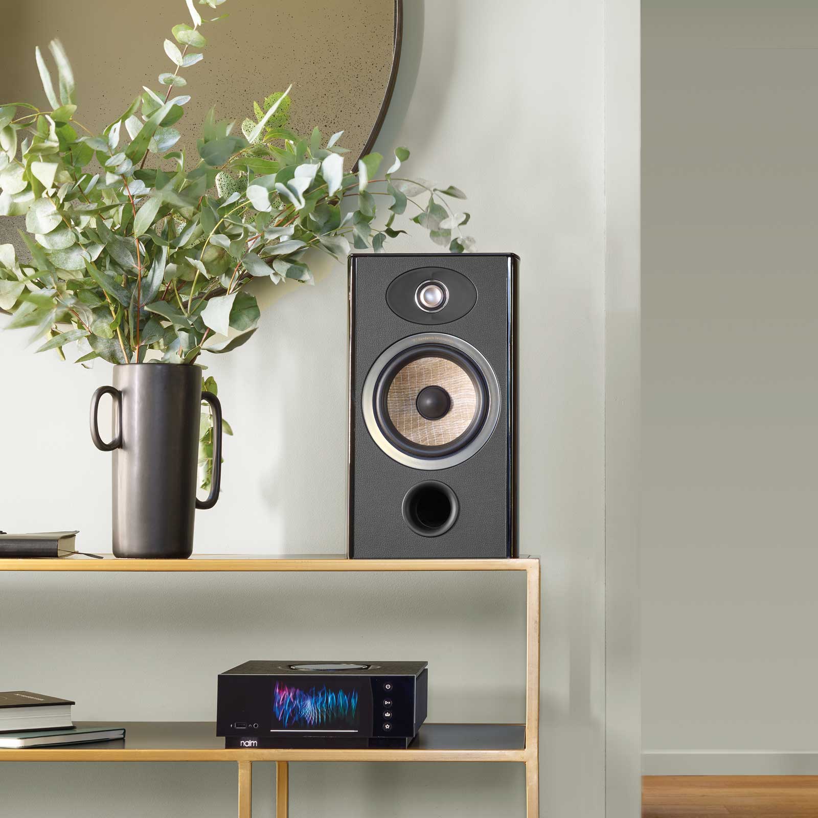 Home display of Focal Aria Evo X No. 1 Bookshelf Speaker