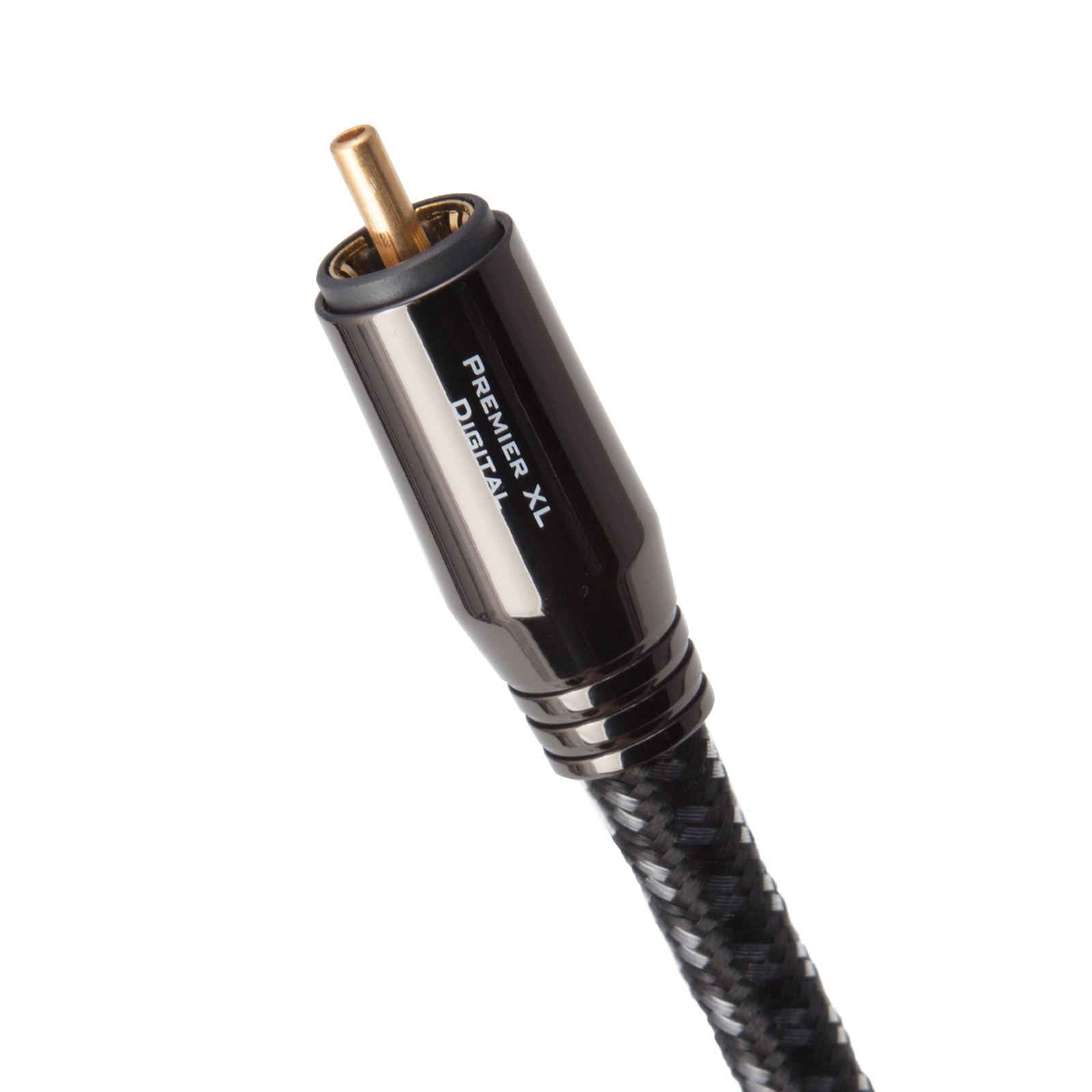 RCA end of the Pangea Audio Premier XL coaxial digital cable